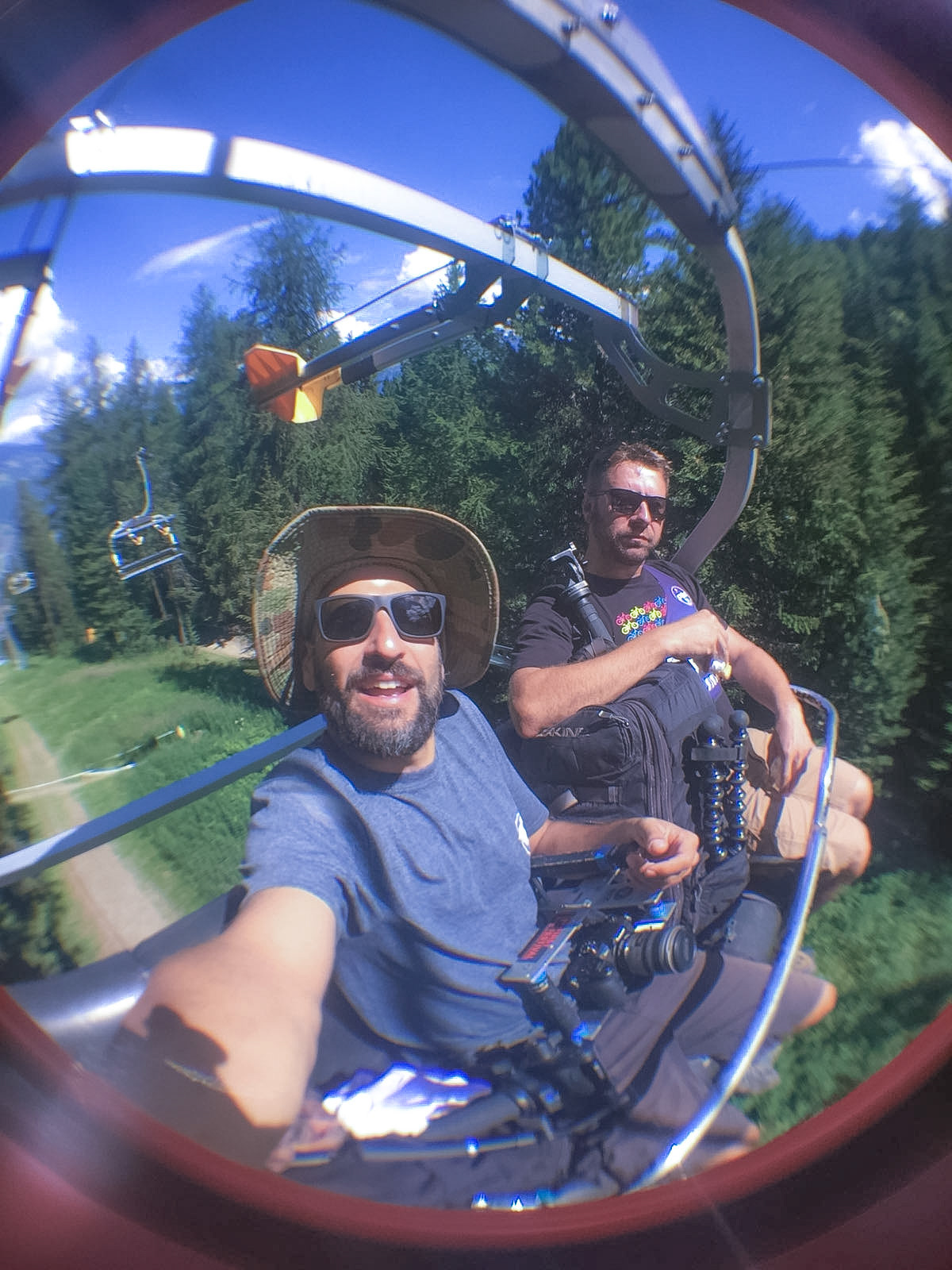 With partner in the Aosta Valley