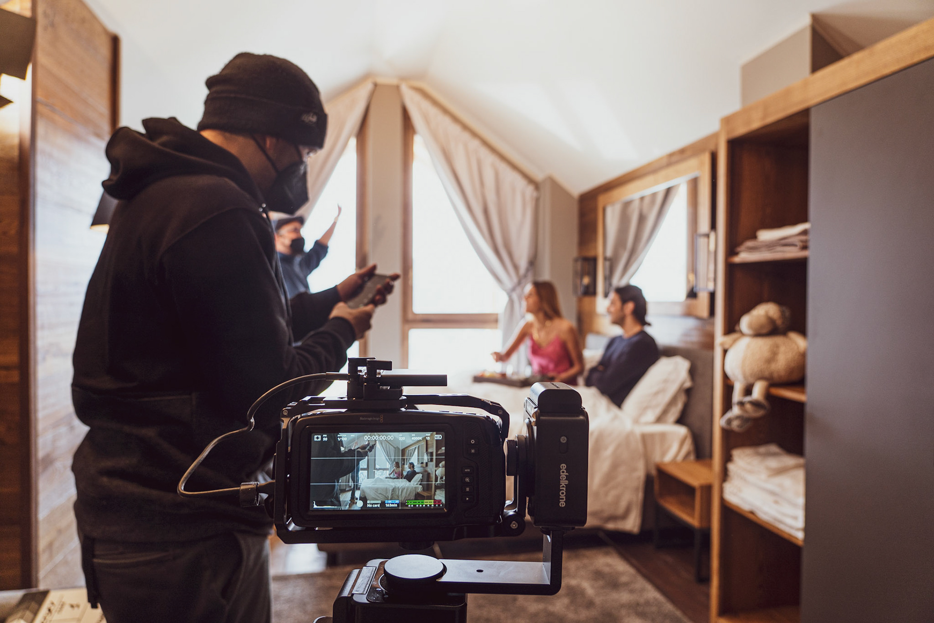 On the set