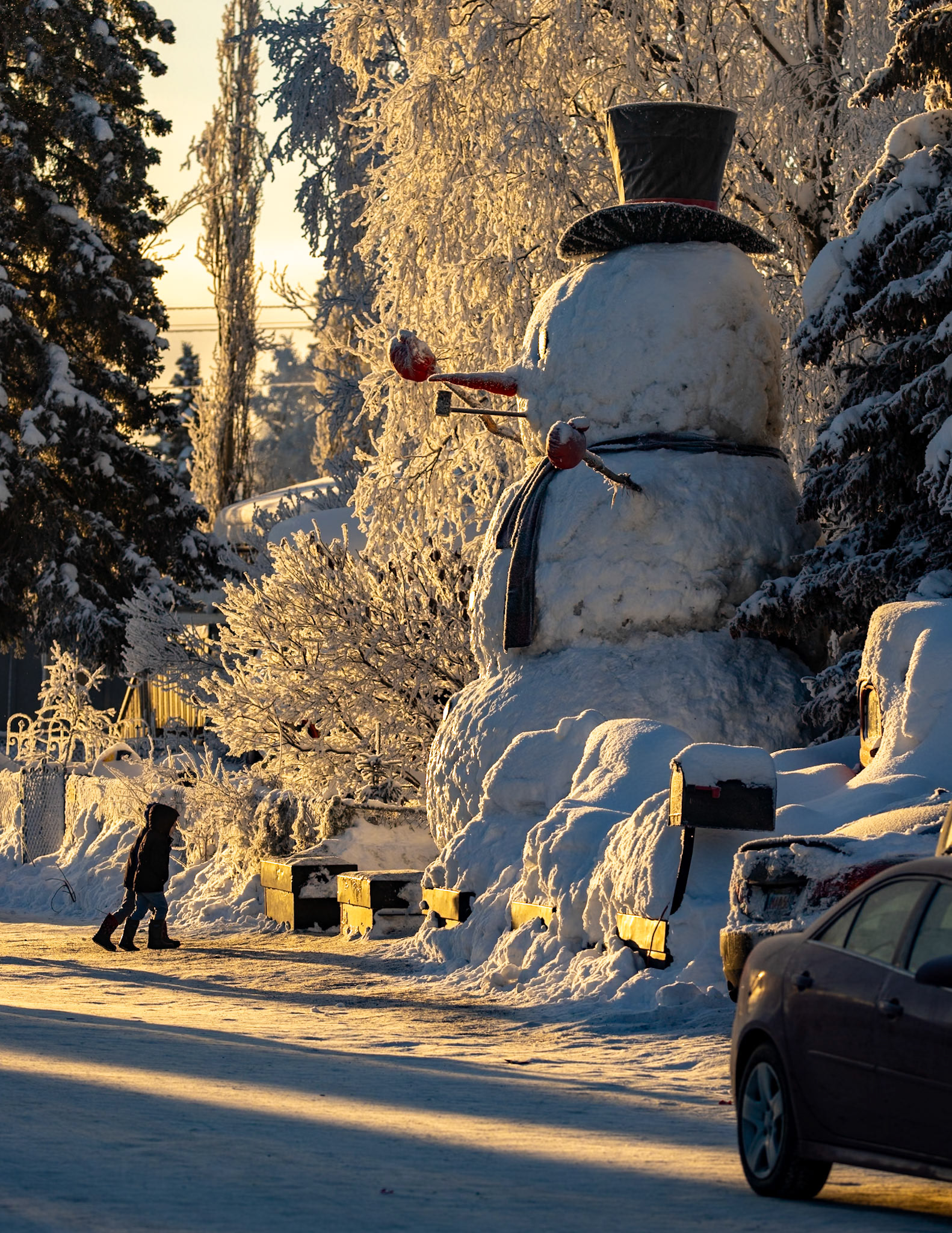 Golden Hour Snowzilla