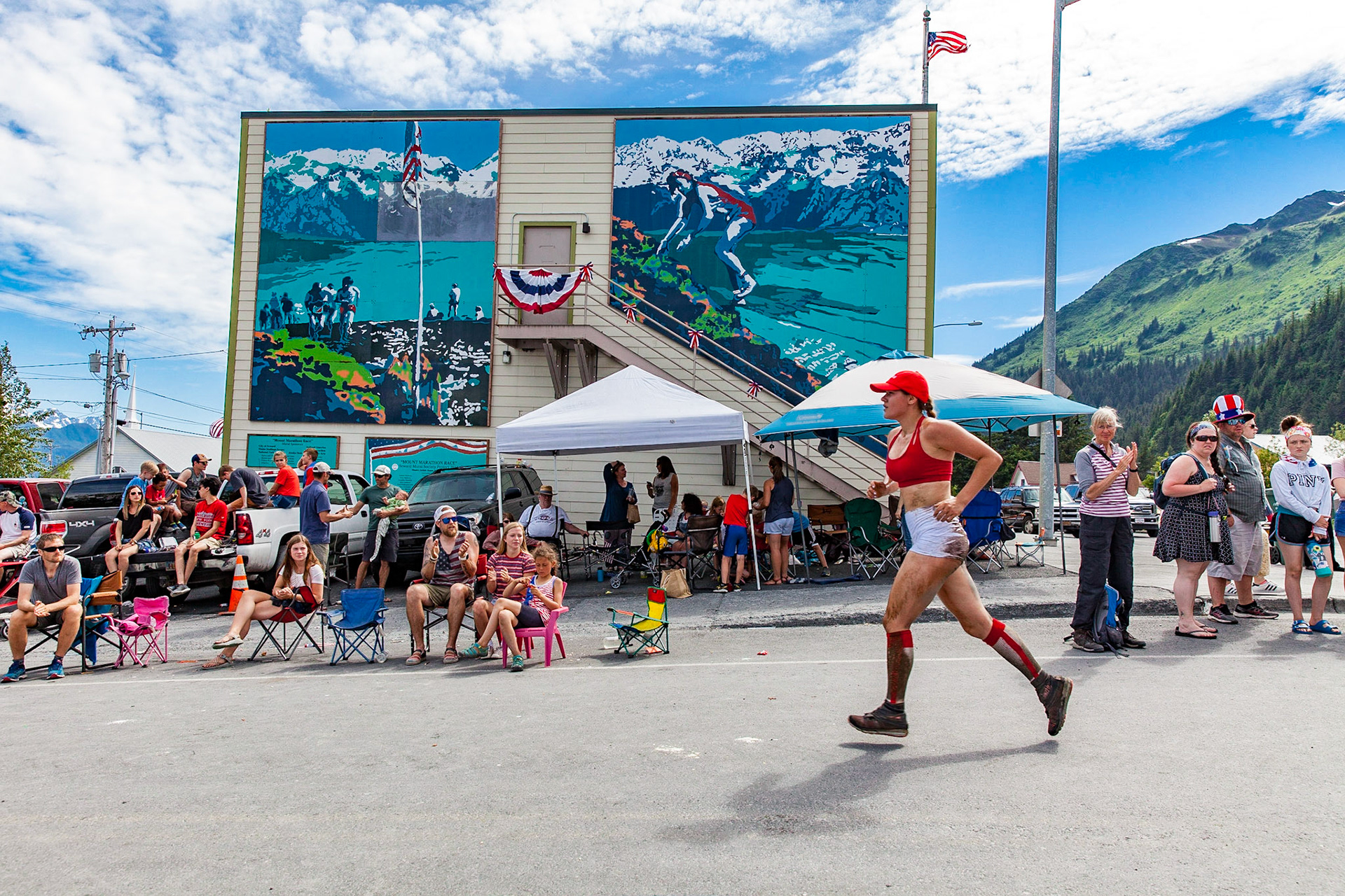 Heading for the finish line