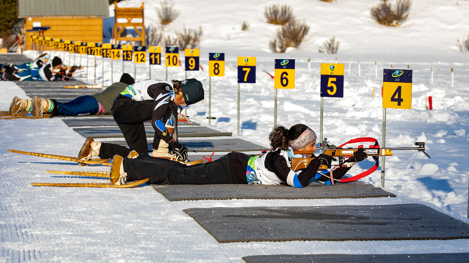 Snowshoe Biathalon