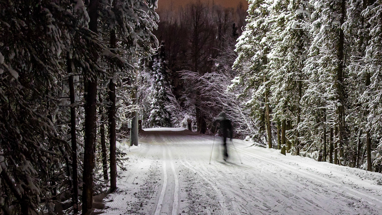 Ghost on the Ski Trails