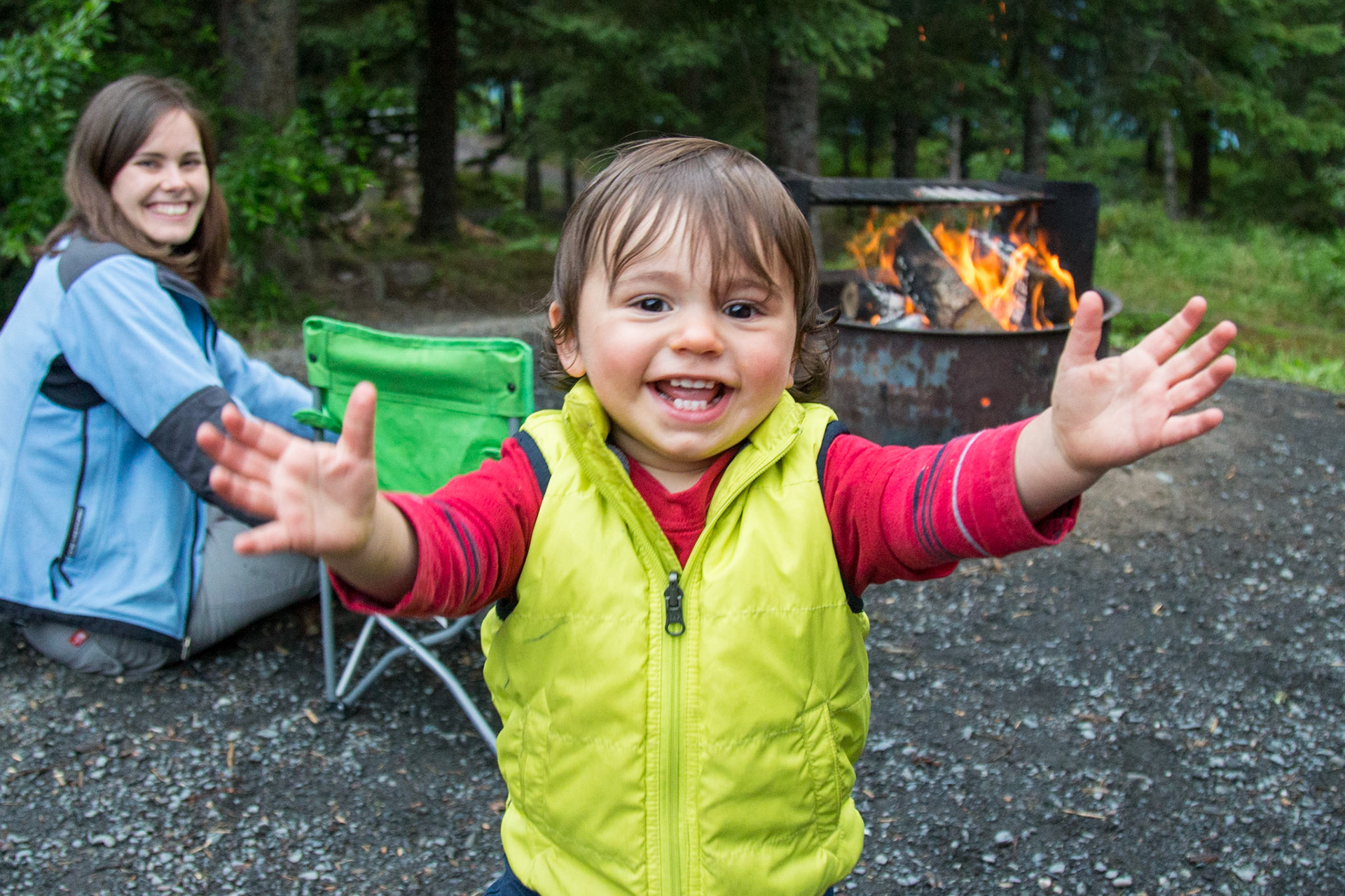 We love camping