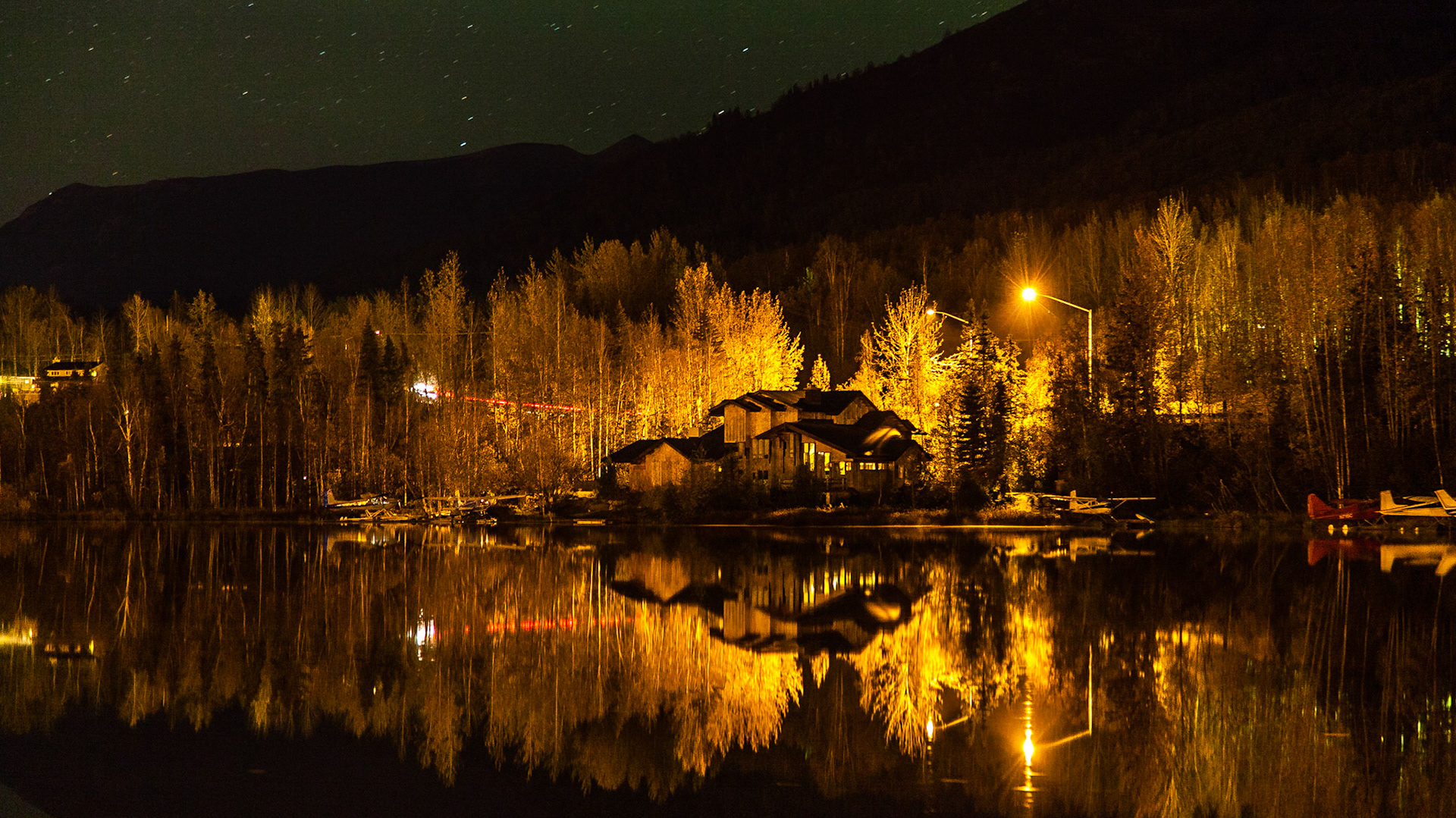 Night at Lower Fire Lake