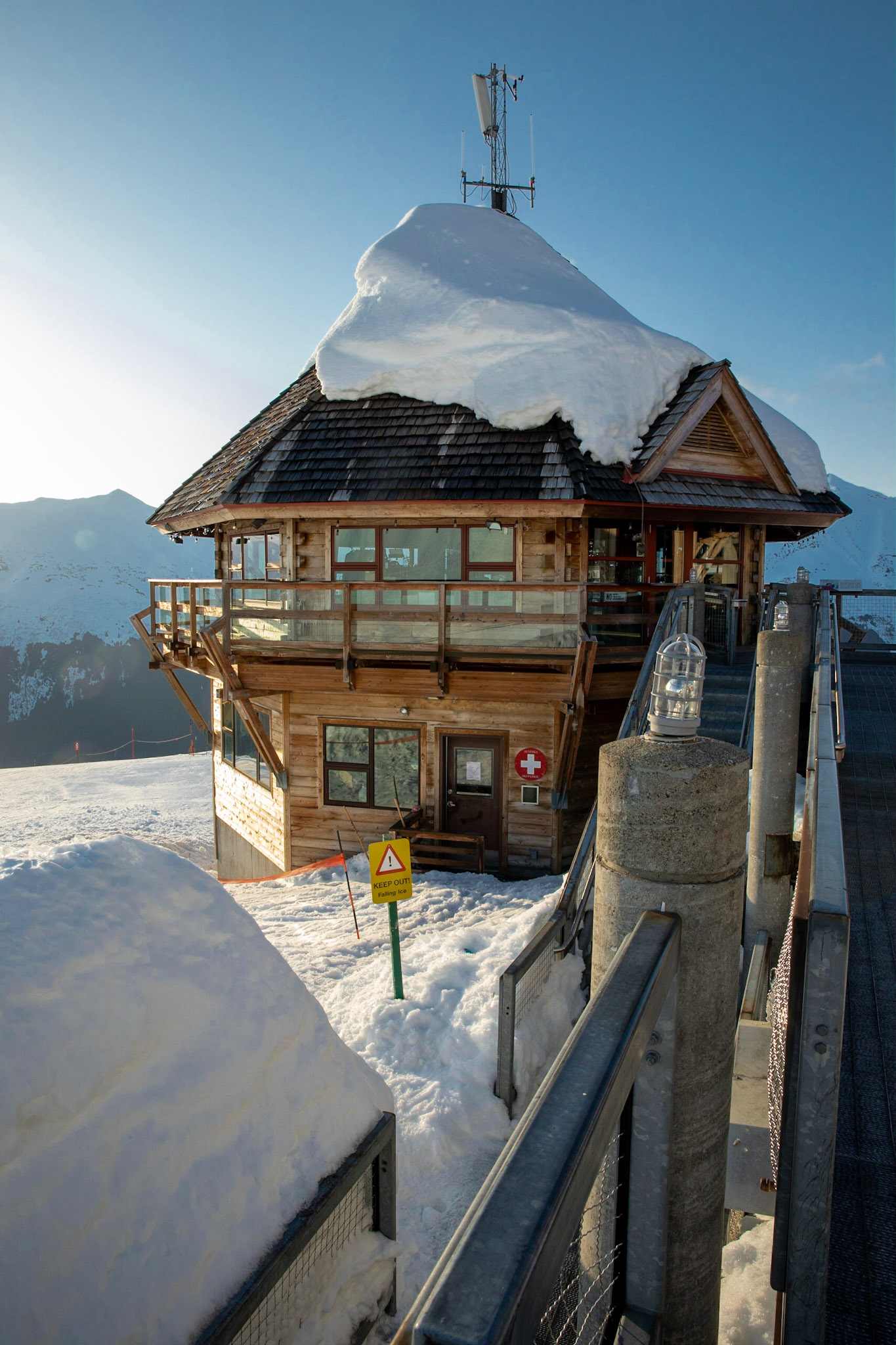 Alyeska Ski Resort at the end of the day