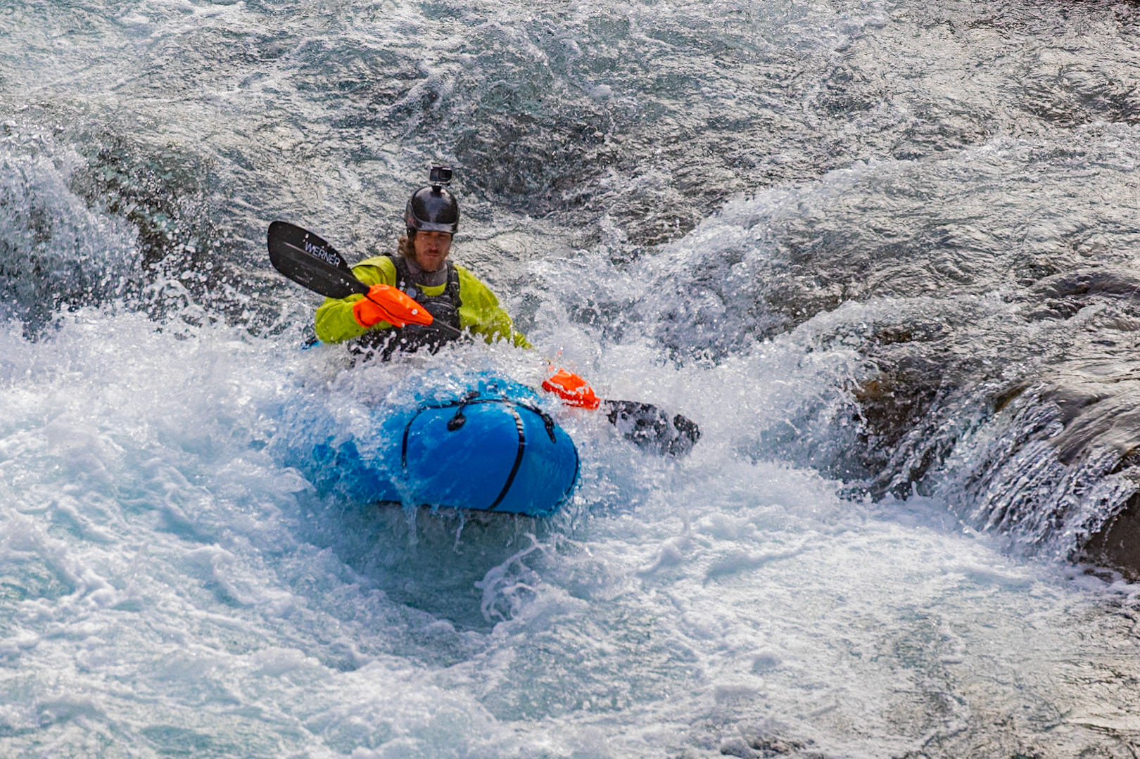 Packrafting 6 mile Creek #1