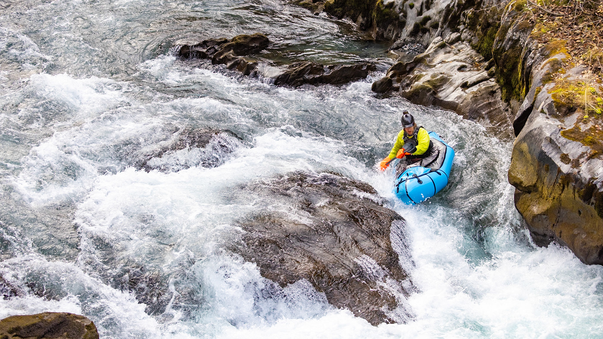 Packrafting 6 mile Creek #2