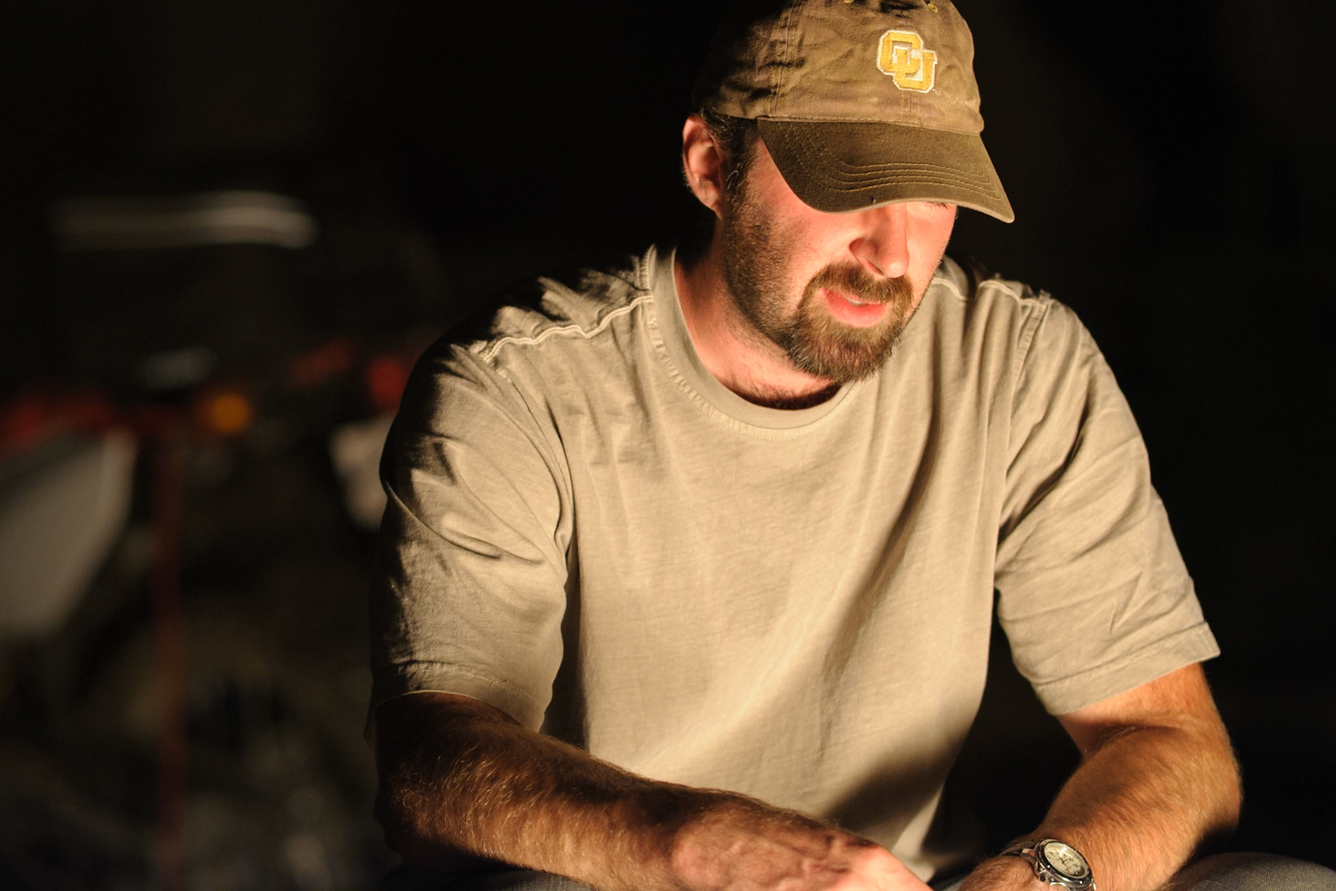 The phone battery can only go so far. As Jesse went to turn in he found one of those same spiders (he reported) but even larger crawling around in his tent. There was yelling and knives came out. The perfect conclusion to a day.