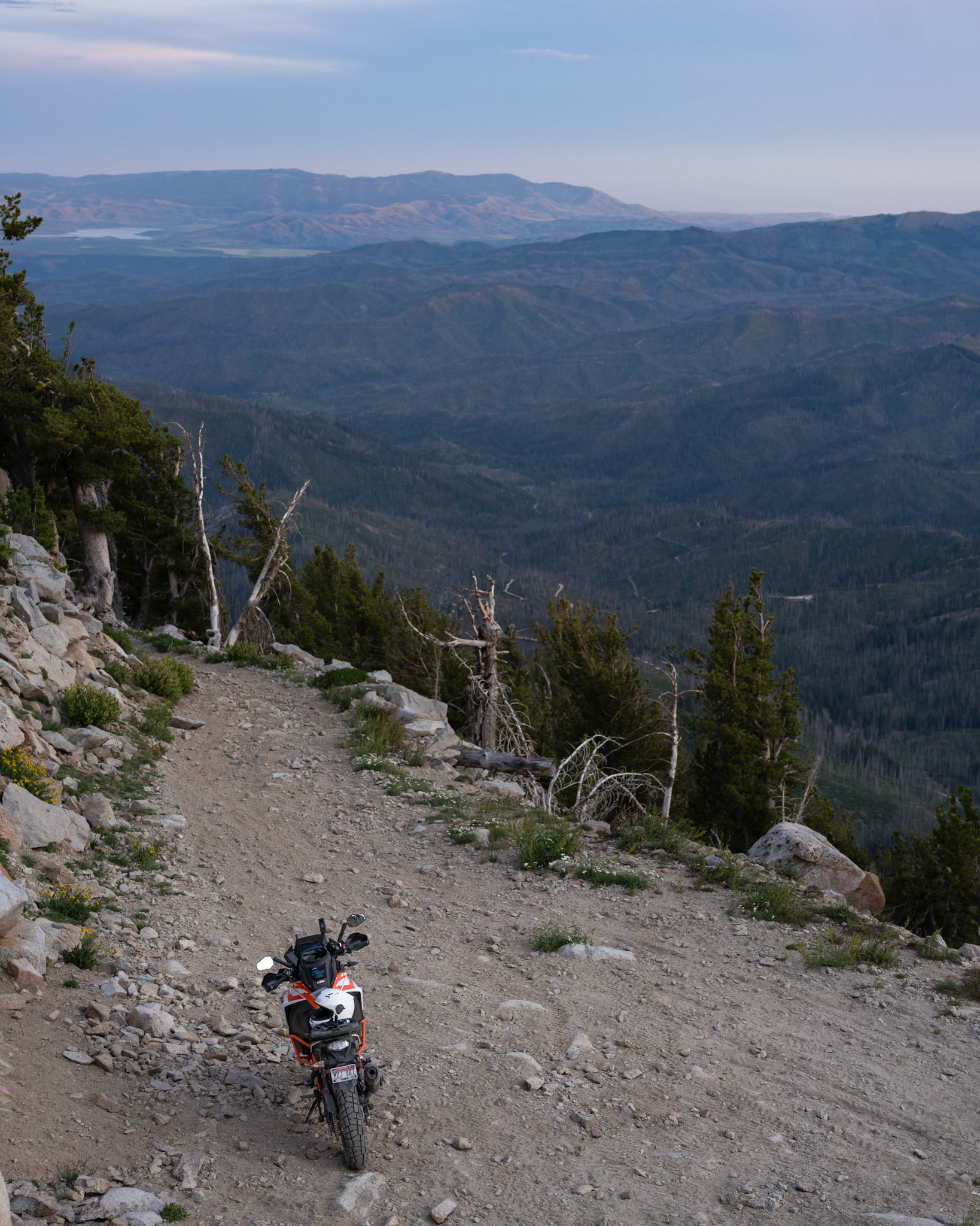 Brenna found the road up a bit scary, like last time, but we made it without trouble