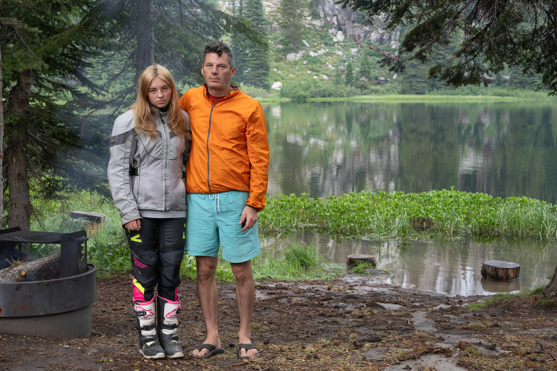 “How we really feel” (jokingly) after a long night of hard rain