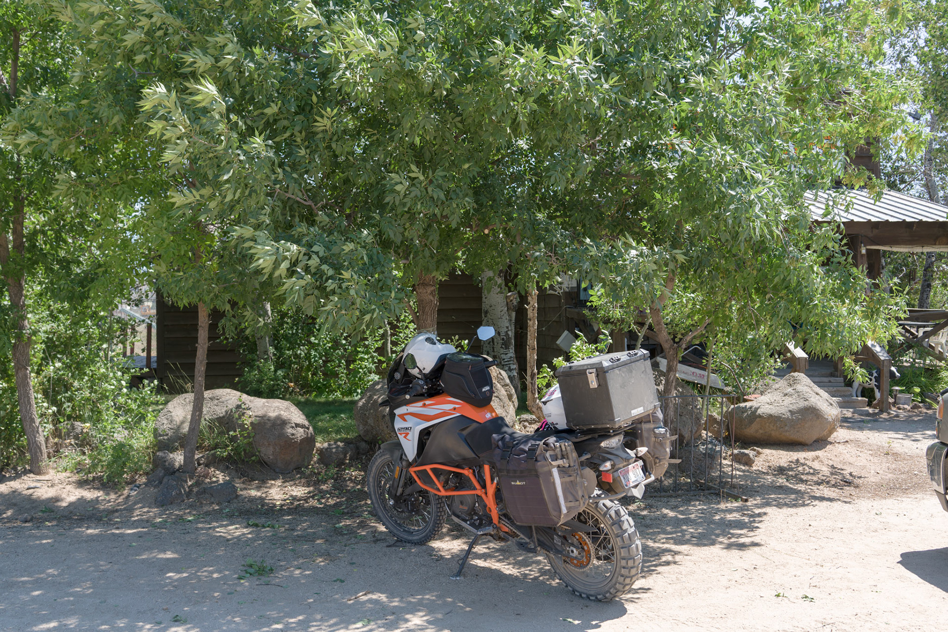 Since she saw the sign at the Y-Stop saying they could make snow cones “on request,” Brenna has been angling to go back. Getting snow cones at a stand near home has been one of our summer traditions.But I think we’ll save that for another trip and stop for a change at the Prairie Store Restaurant on our way back to Boise. I’ve actually never been here.