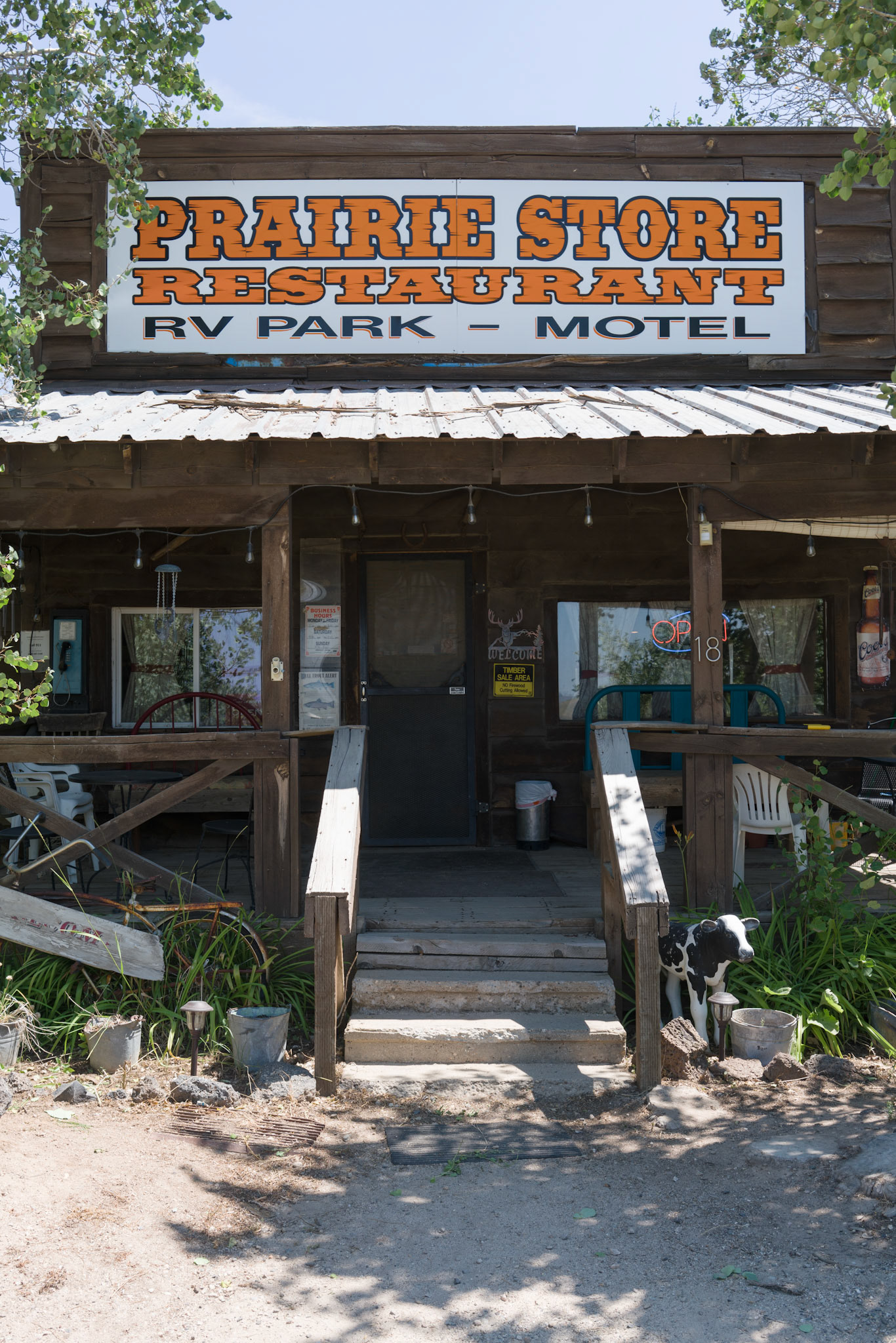 “What year have we travelled back to?” she asks slyly when we first see the place.