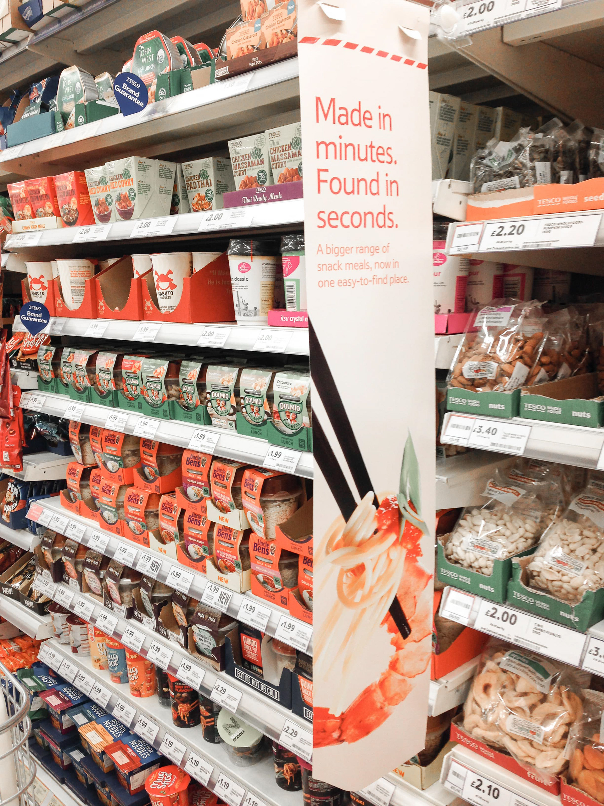 Made in minutes. Found in seconds. A bigger range of snack meals, now in one easy-to-find place.