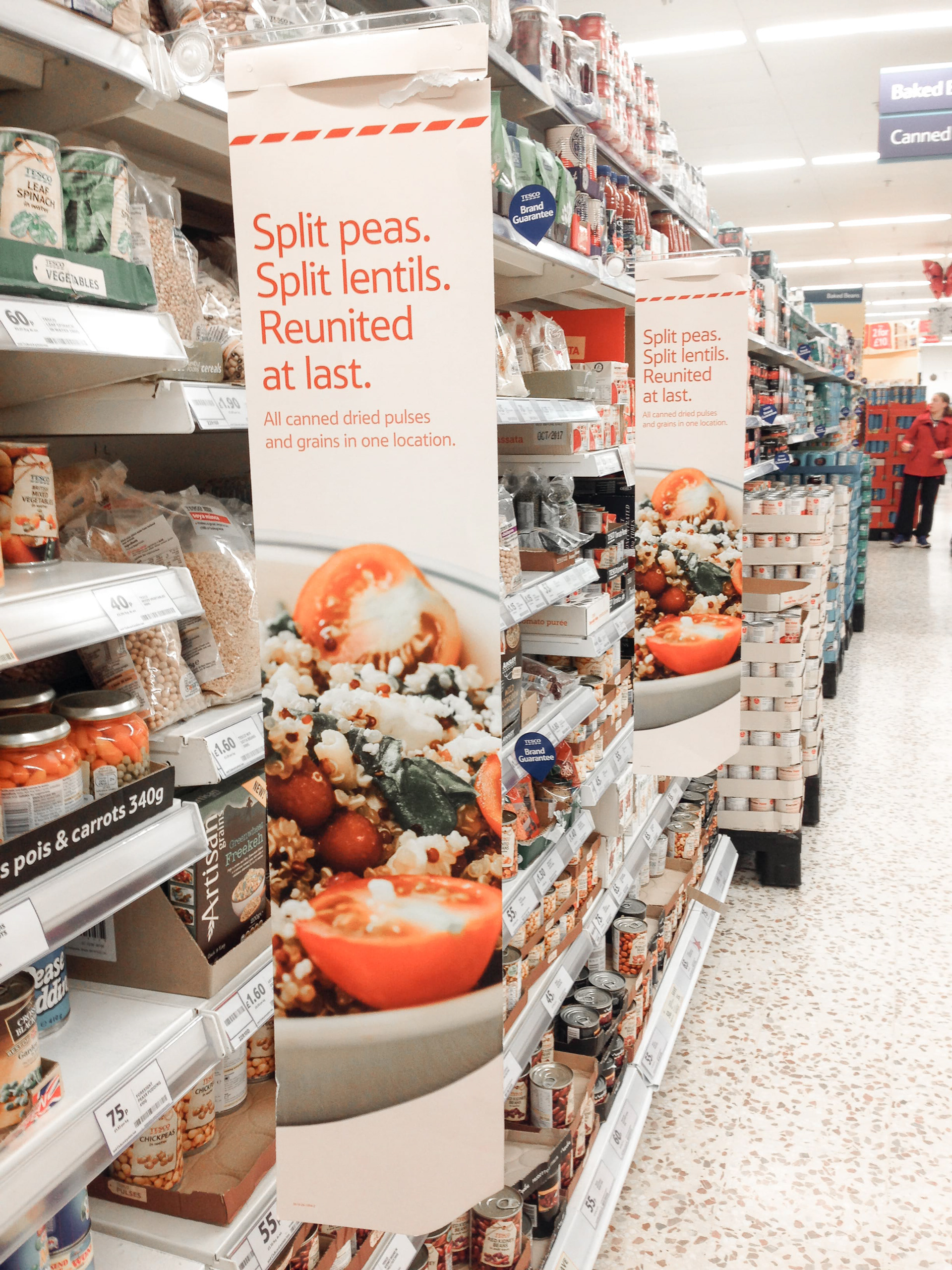 Split peas. Split lentils. Reunited at last. All canned dried pulses and grains in one location.
