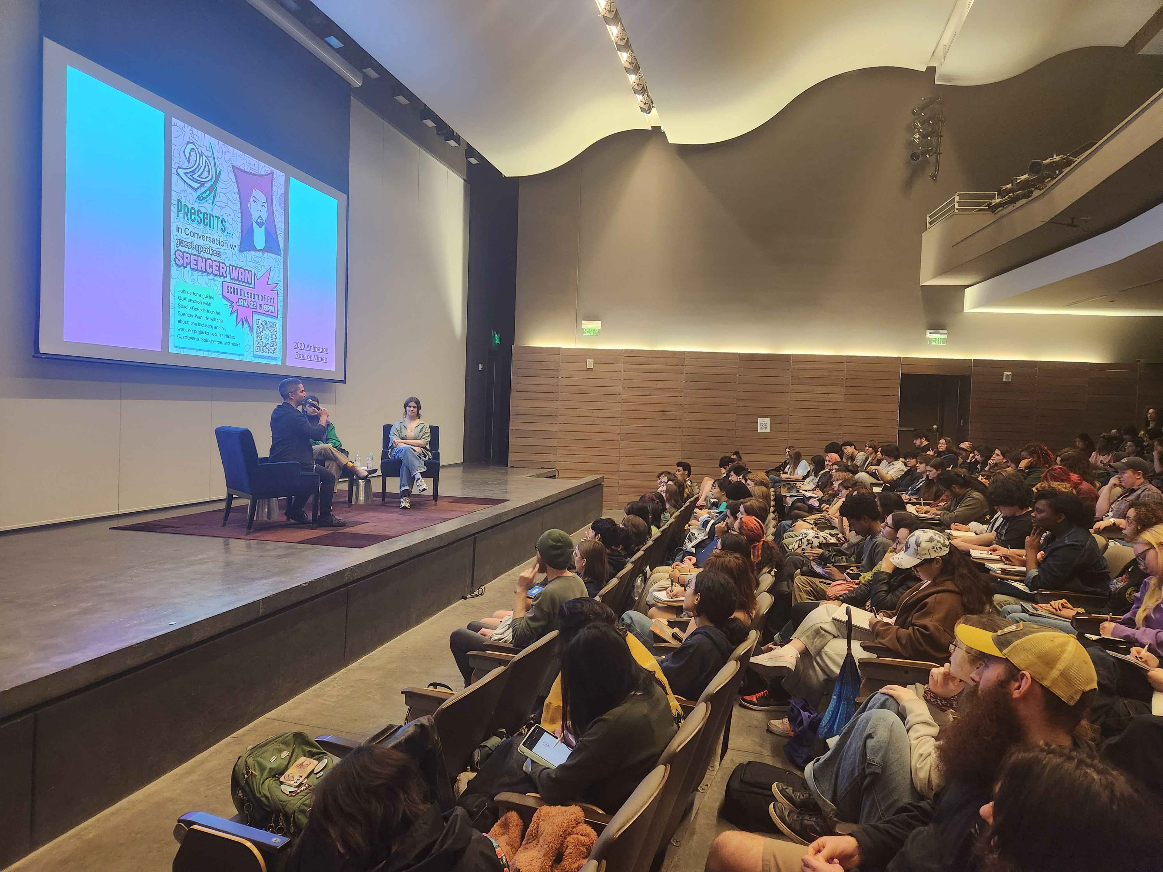 MOA Auditorium full of students