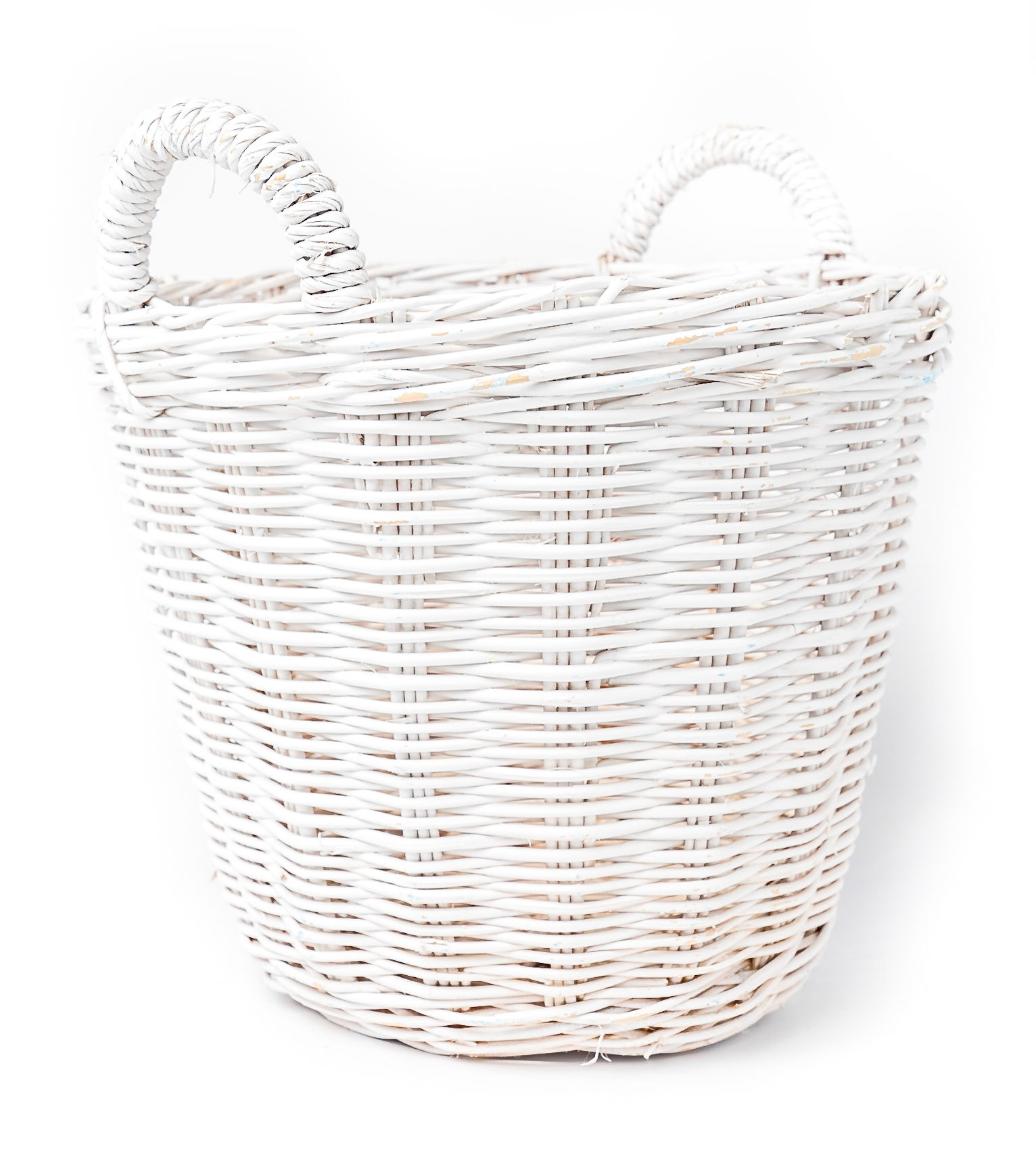 Small Clothes Basket White