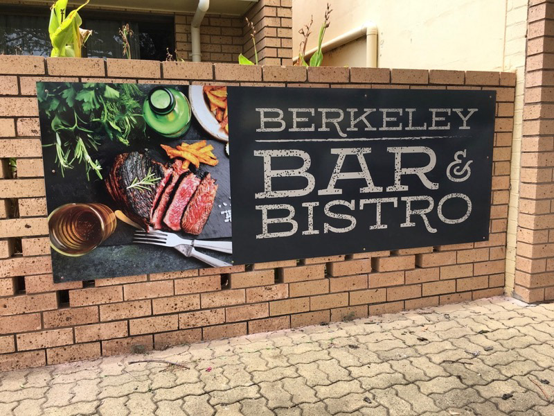 Alupanel sign with digital print