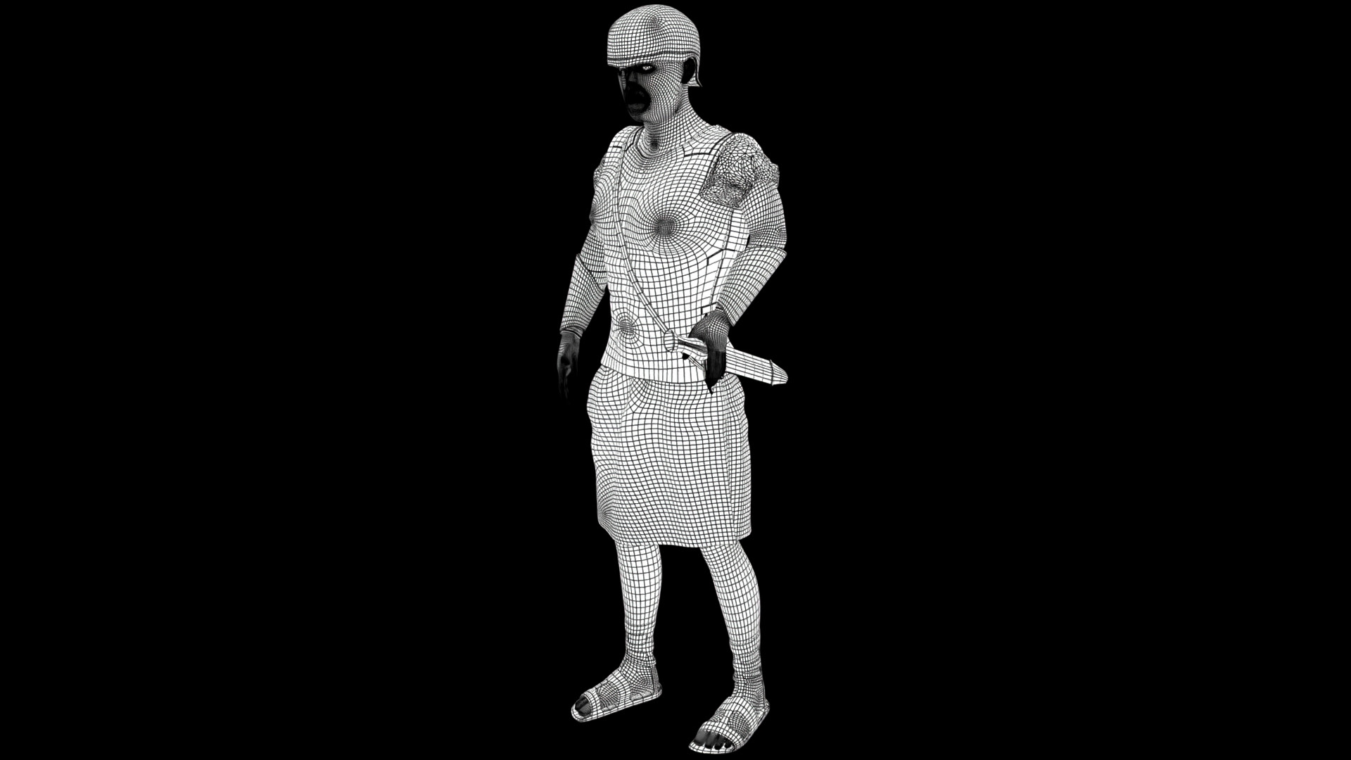 Guard (Var 1) - Wireframe