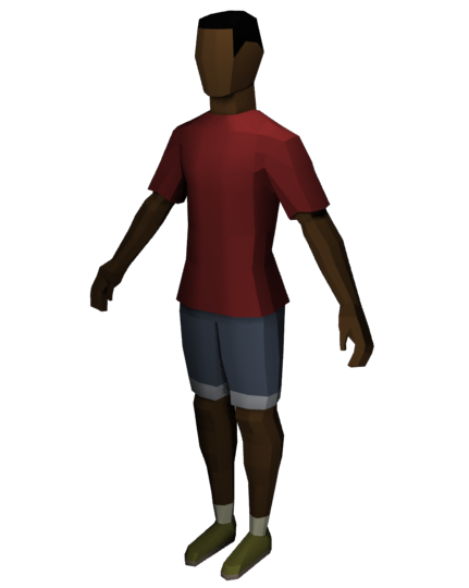 Protagonist - Textured Arnold Render