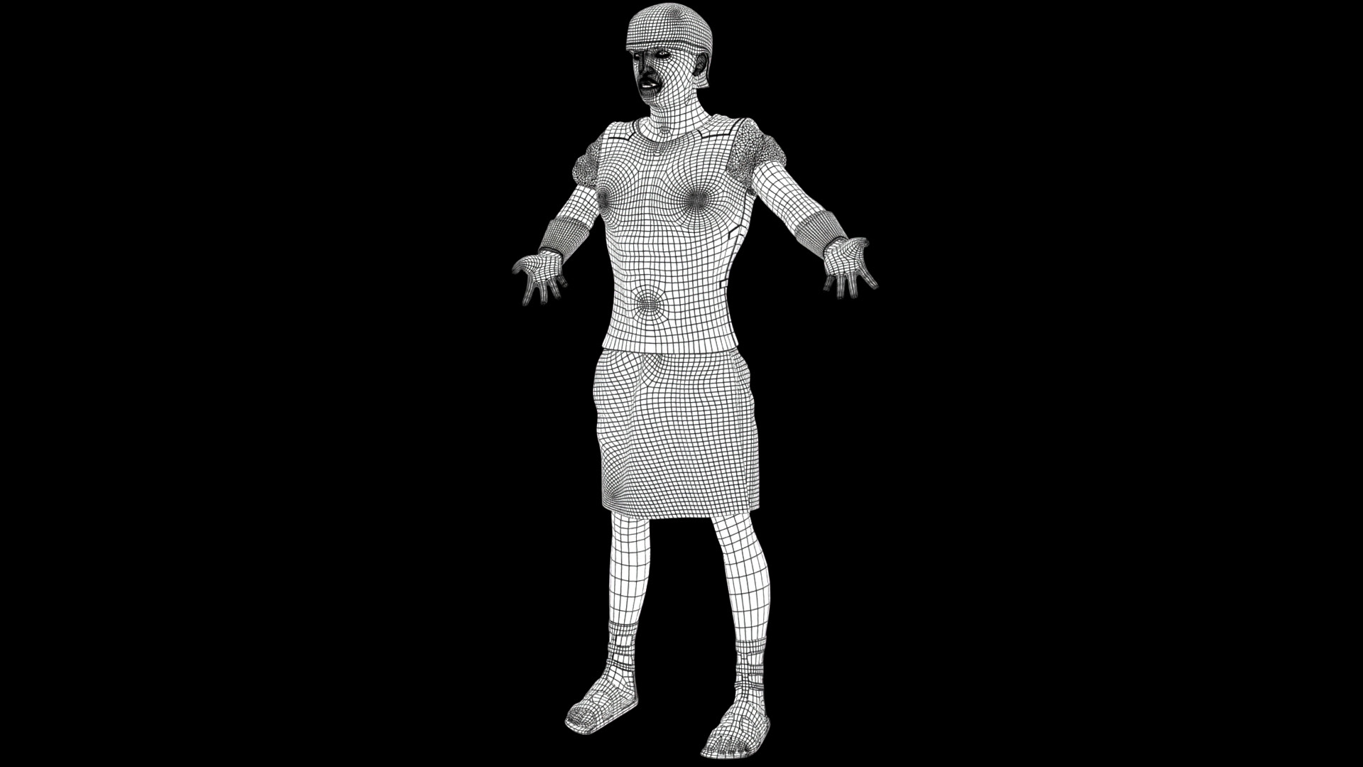 Guard (Var 1) - Wireframe