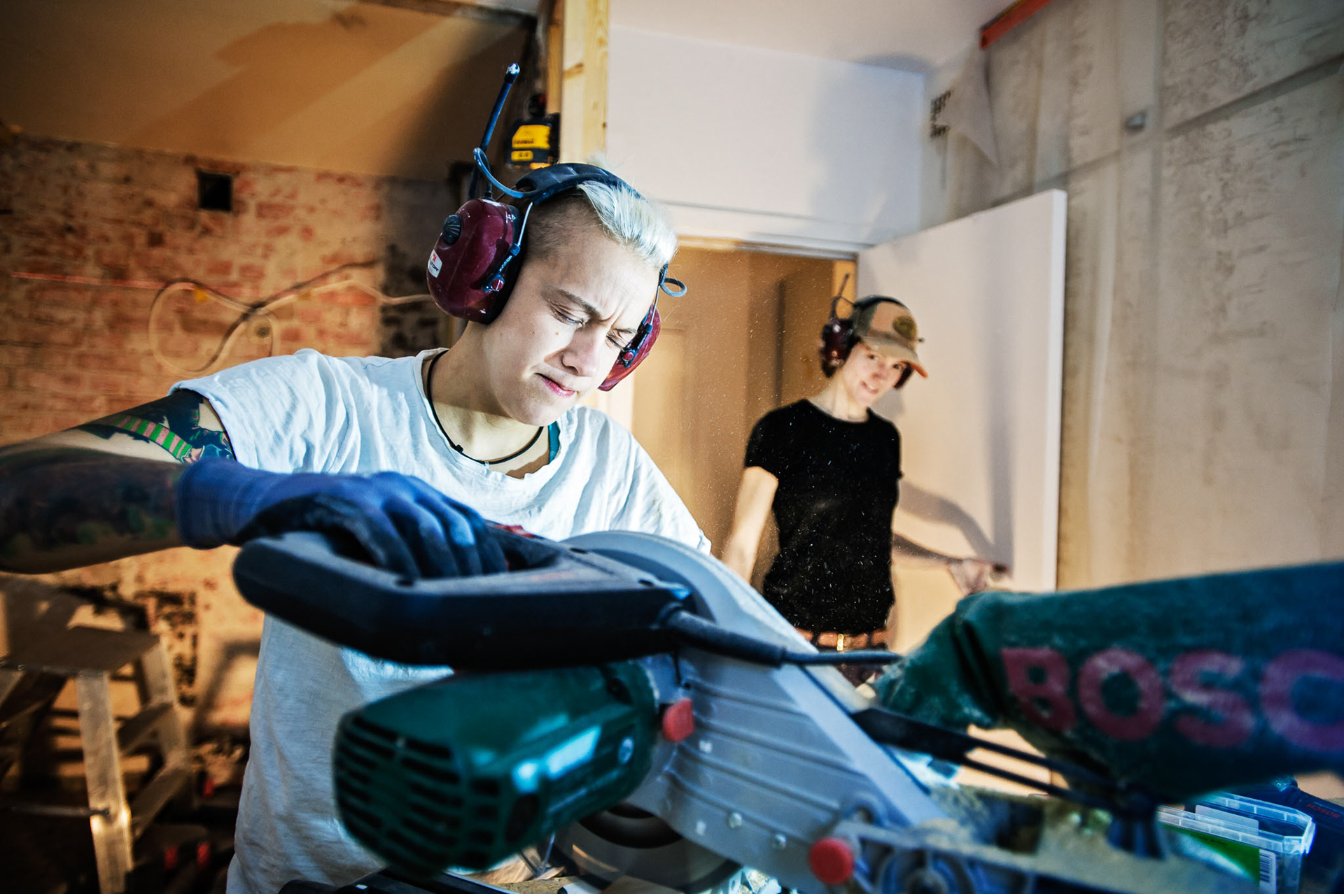 Julia Schaffer Flemk started a construction company for women only, a way to fight against the macho culture in the sector.