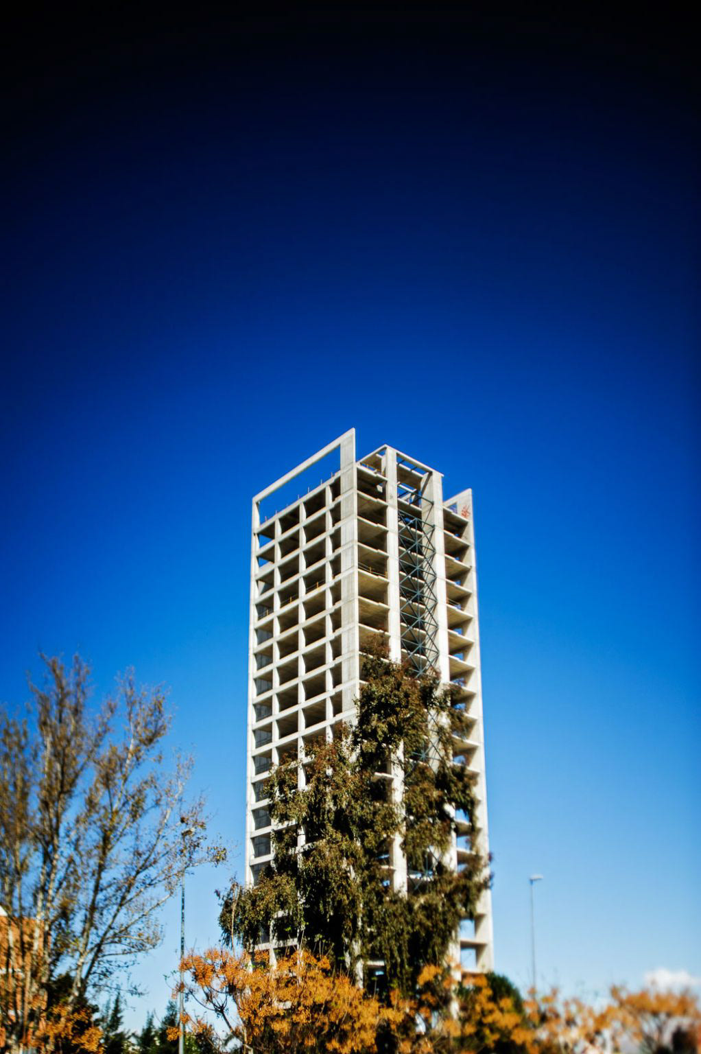 ”Huerto del Emir” Hotel. Murcia. It was going to be the first 5-star hotel in Murcia, but it has only been used by the city's fire department as training grounds.