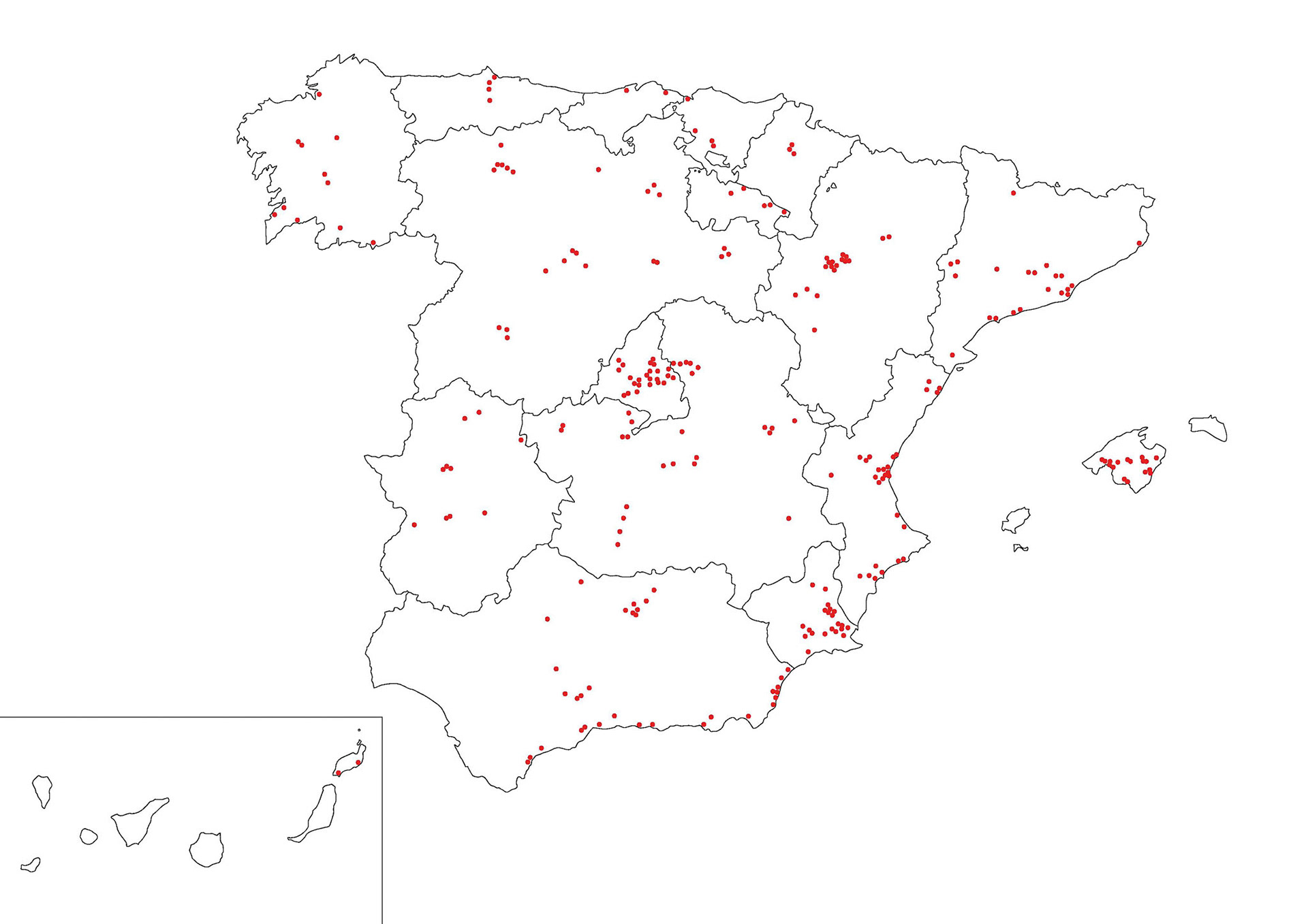 A journey of 12 000 km through all autonomous regions of Spain, documenting more than 250 sites where construction has been the purpose of generating economic activity instead of the means.