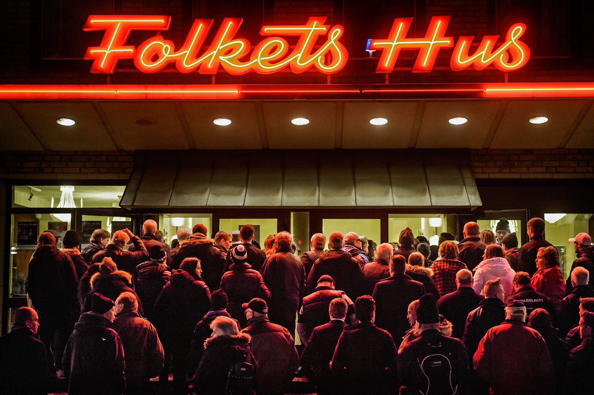 For a long time, many were ashamed to admit that they voted for the xenophobic party Swedish Democrats, but in the last years that has been changing. In the People's House in Gävle, their leader talked before hundreds of supporters.