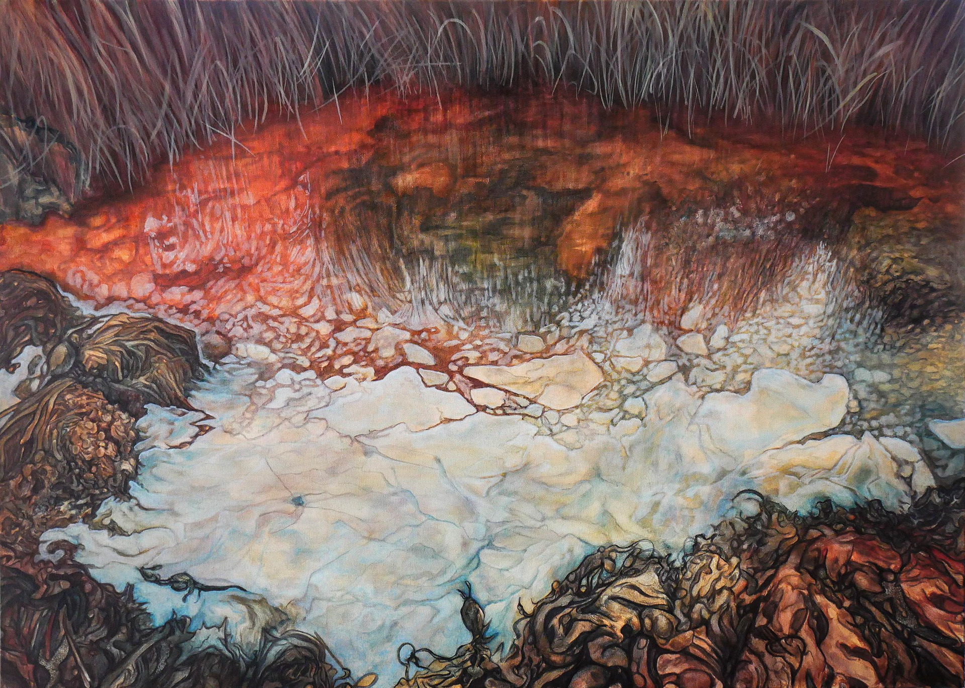 'The Fourth'- Oil paint on canvas