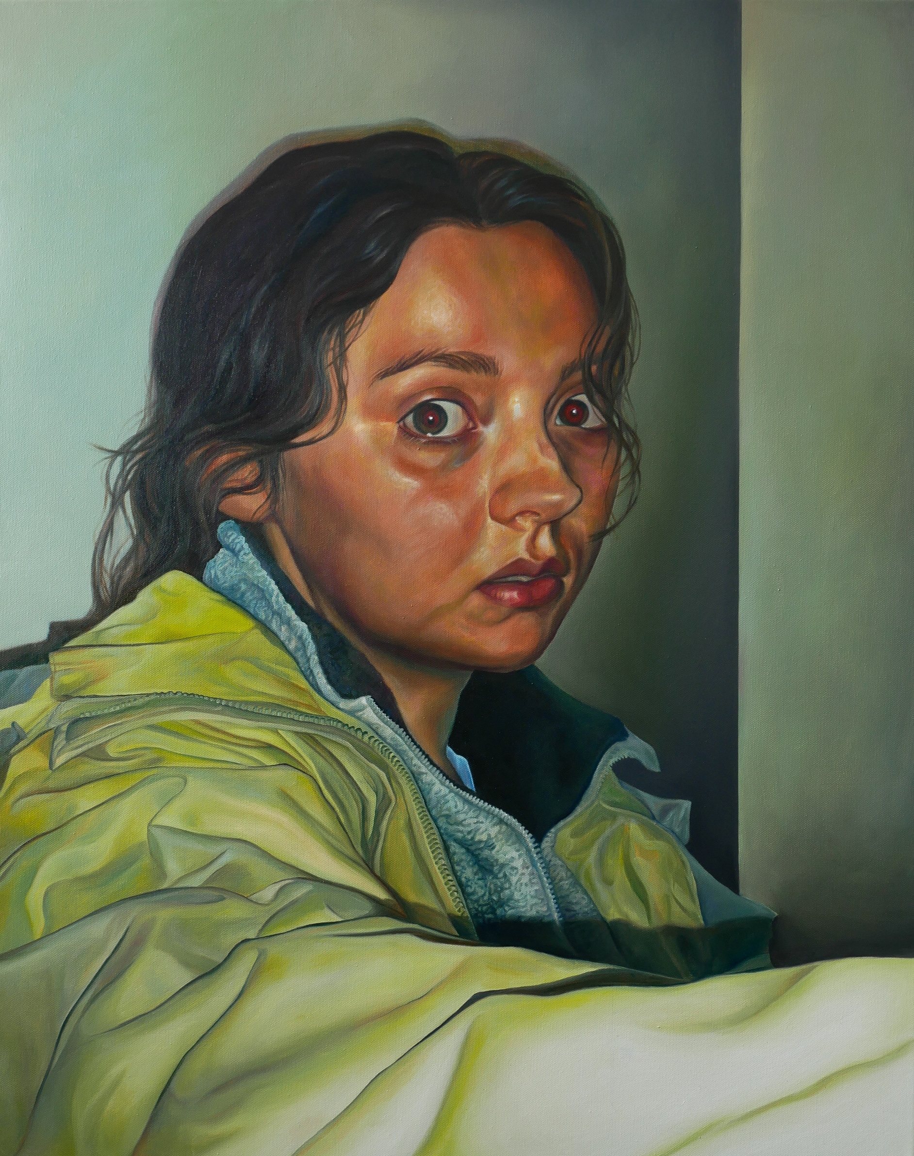 'Shutter' Oil paint on canvas