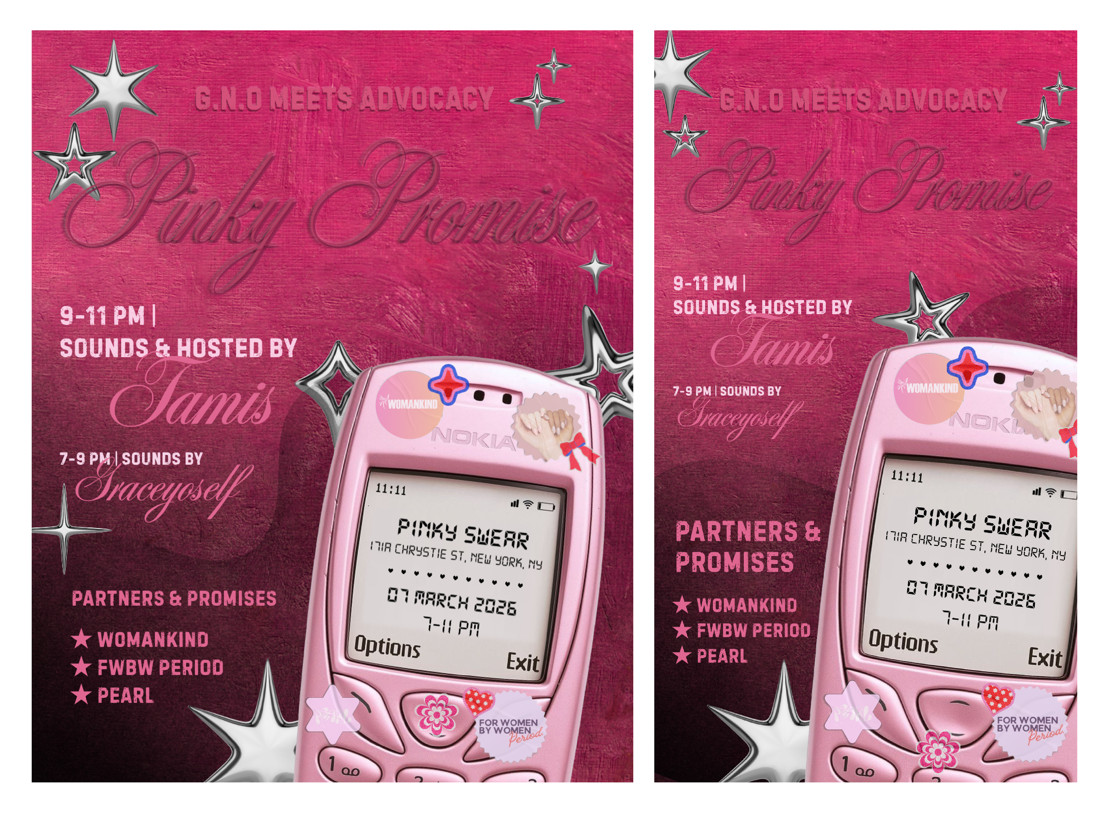 Pinky Promise Social Media Flyer & Instagram Story