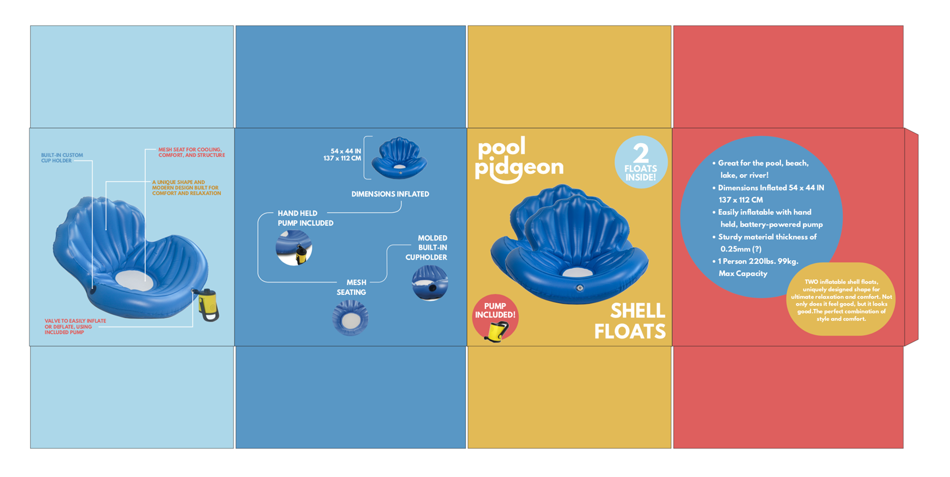 packaging for inflatable chair