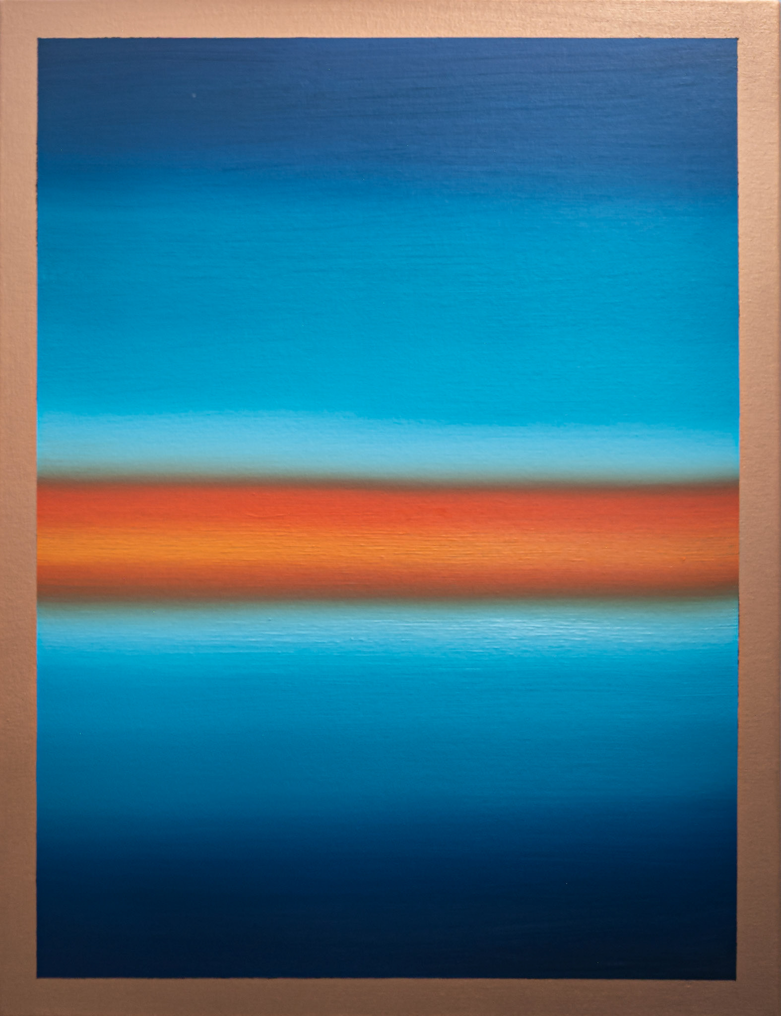Radiating Sunset - 20in x 32in Oil on Canvas $300