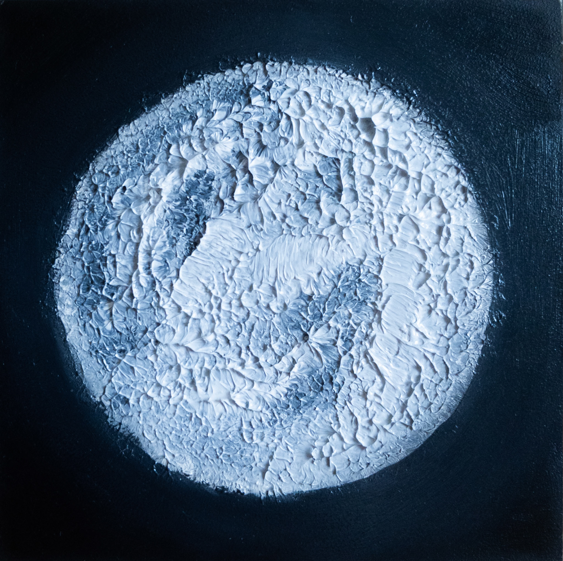 Lady Luna 4"x4" Oil on Panel SOLD