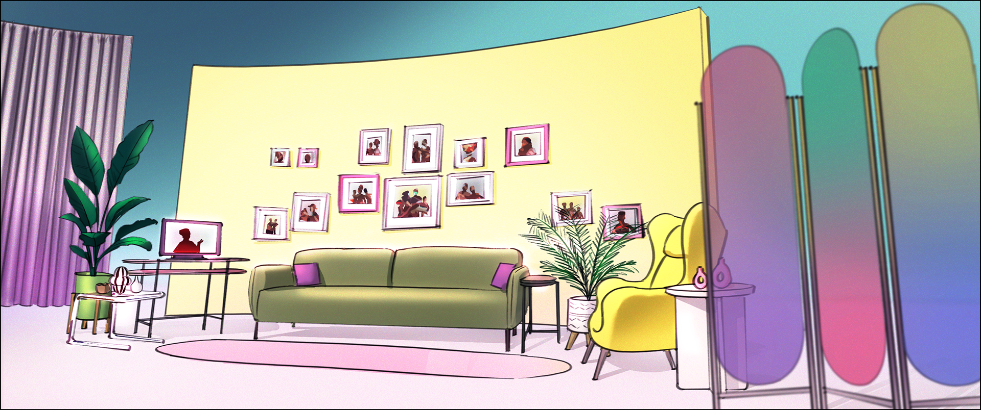 Lounge style area.