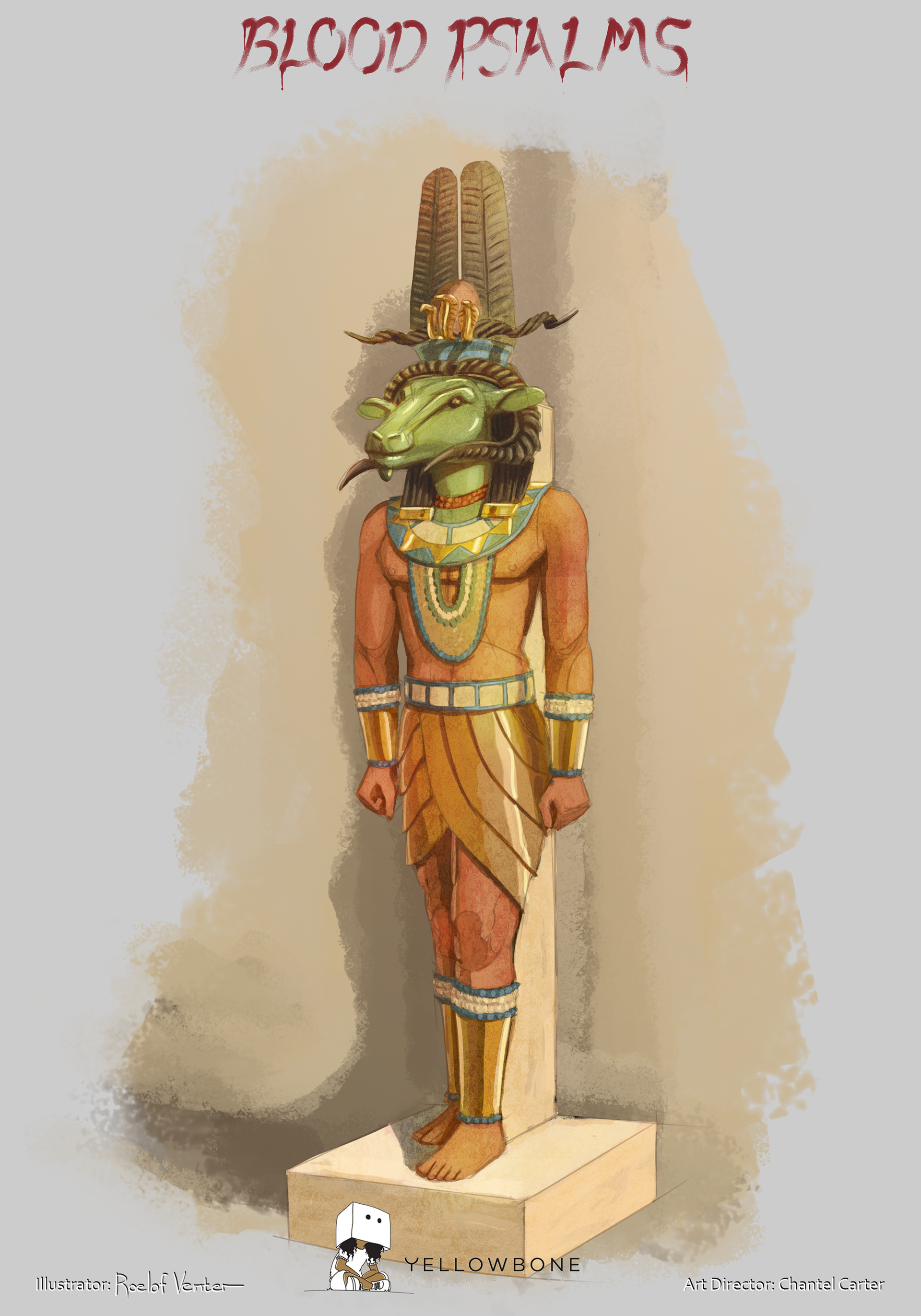 Decorative statue: Amun Ra
