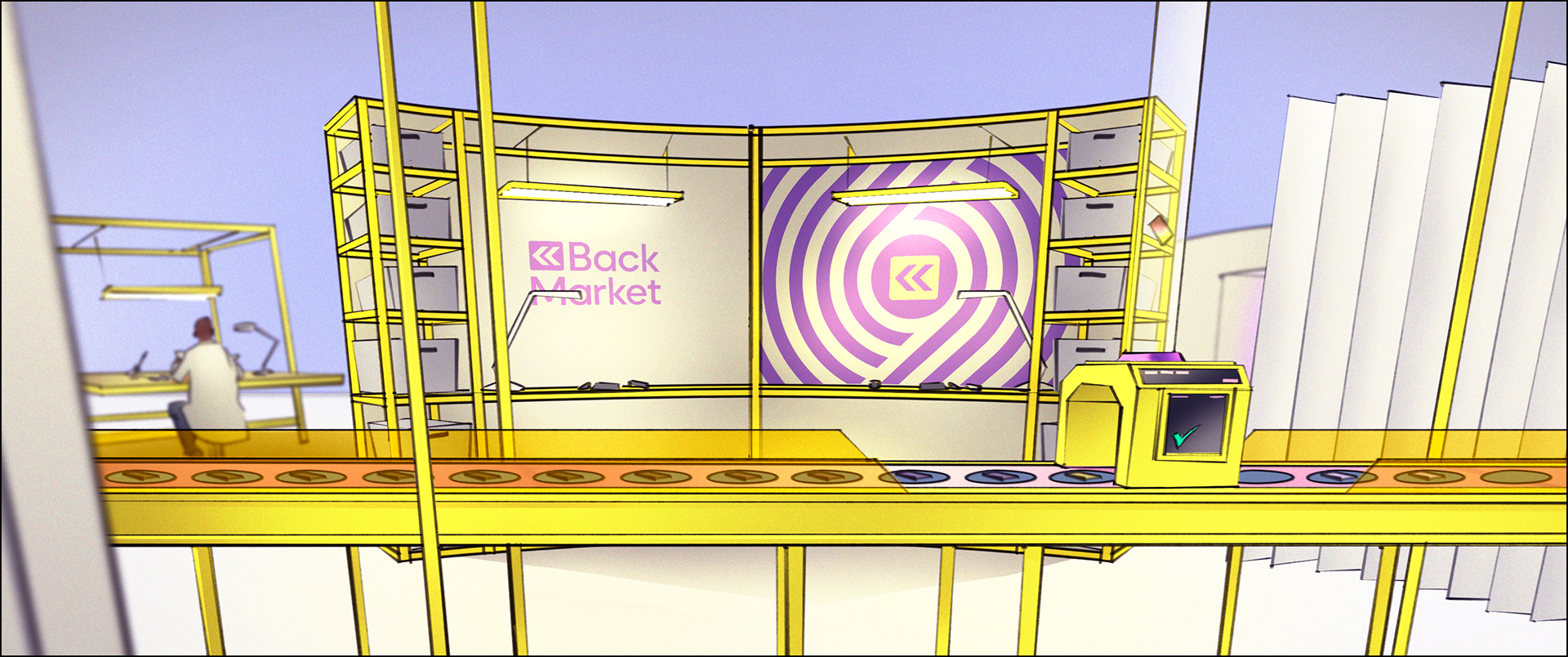 Conveyor belt.