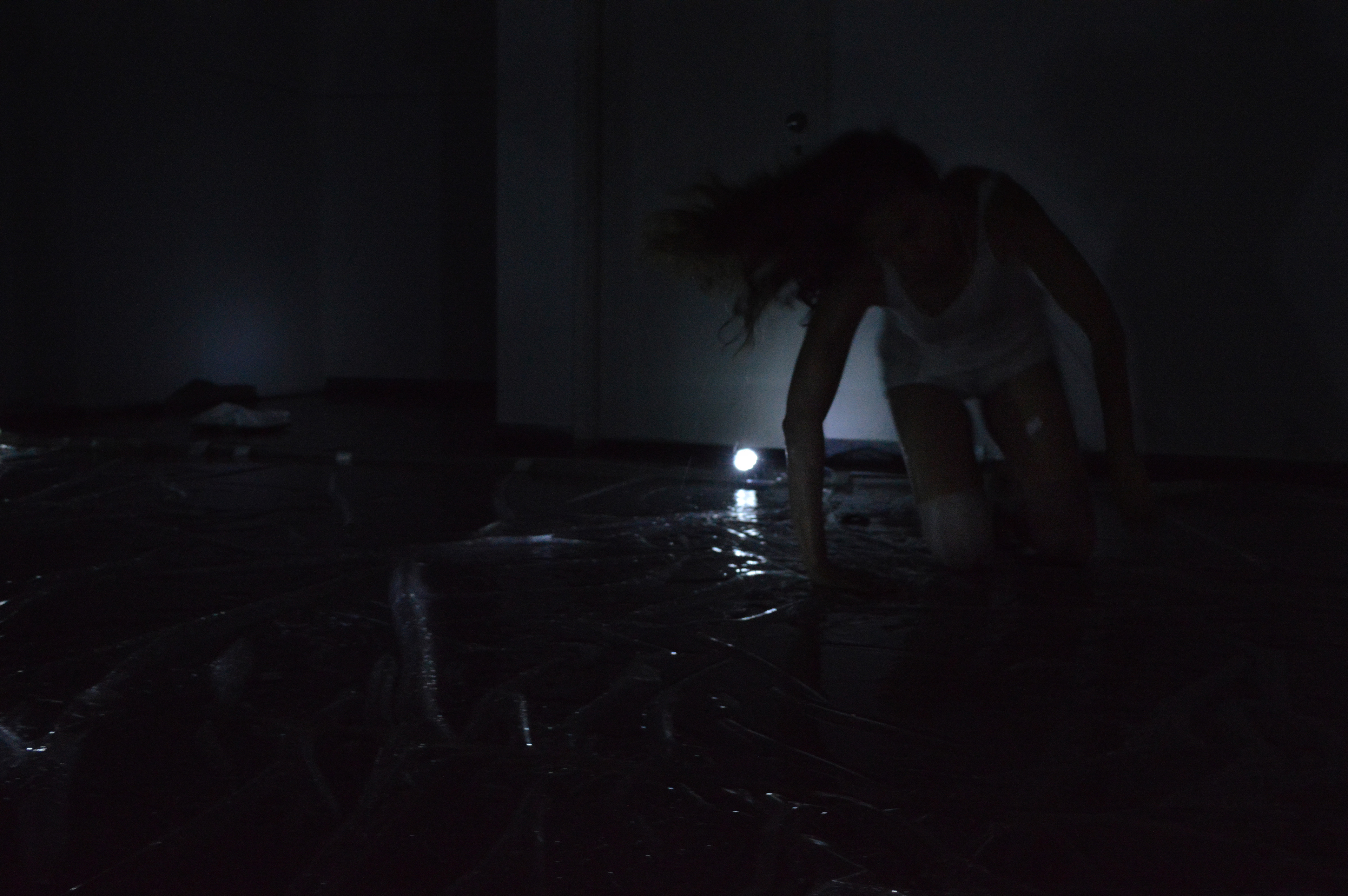 Stage 4- Flooded Room, Reference to Stills[us]t 5, Rained out rooftop terrace, Exarchia