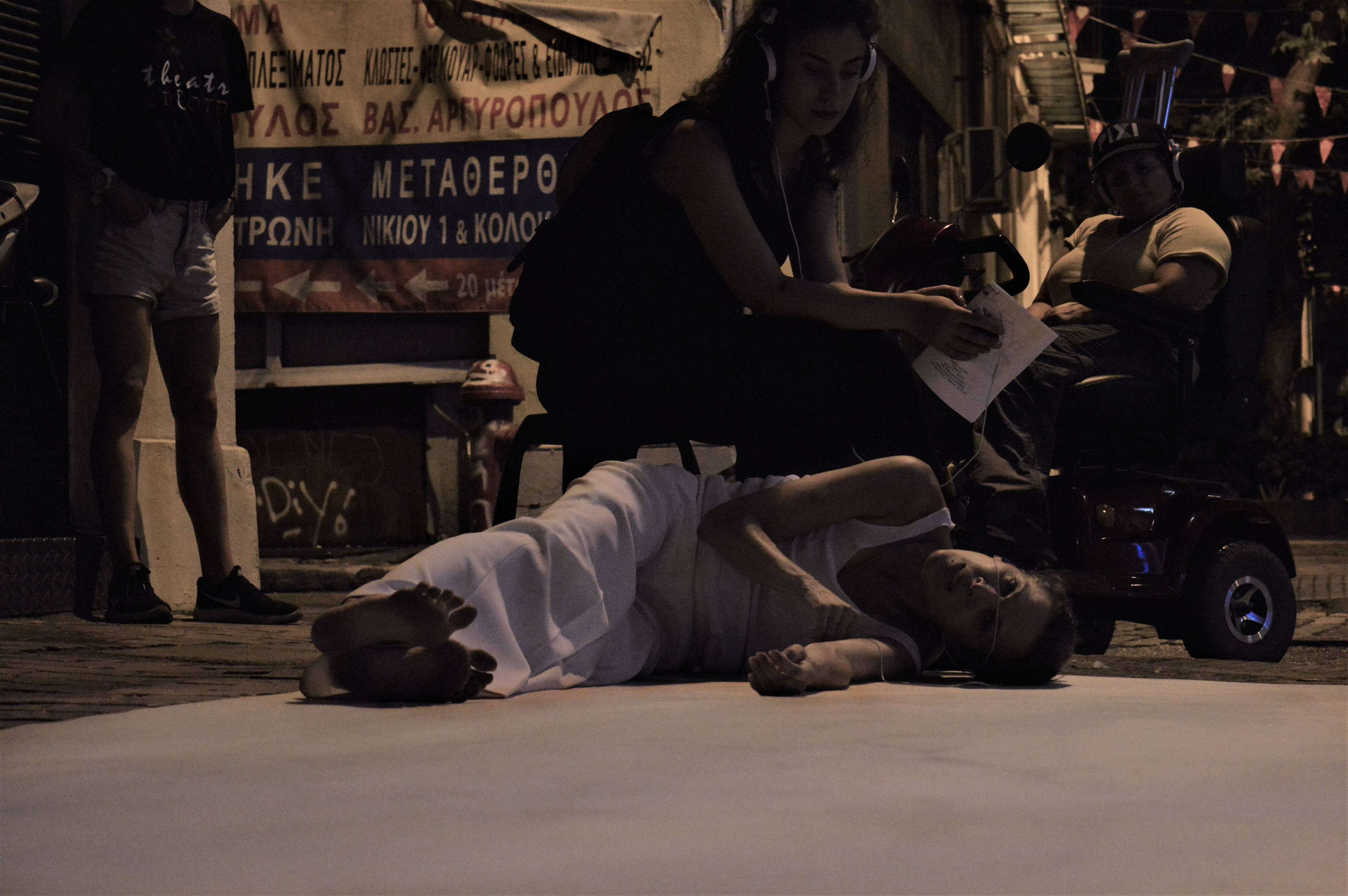 Street level Reference to J[us]t 5, Athanos St