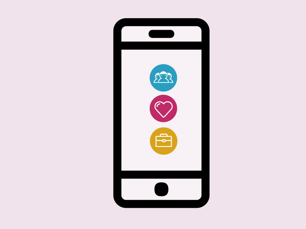 APP filters groups of friends