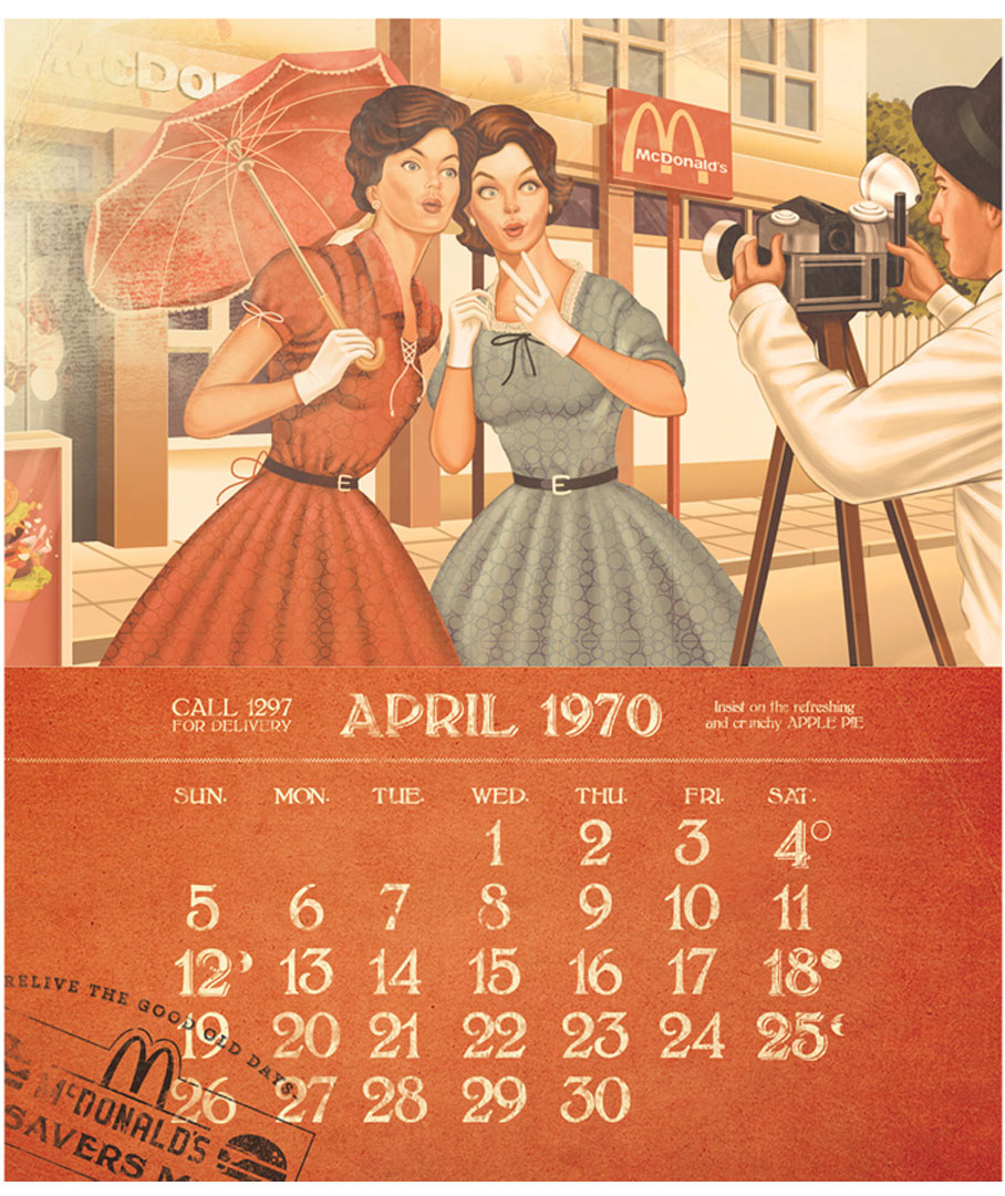 Manuella Makhoul - Mc Donald's Mc Savers' 2015 Calendar