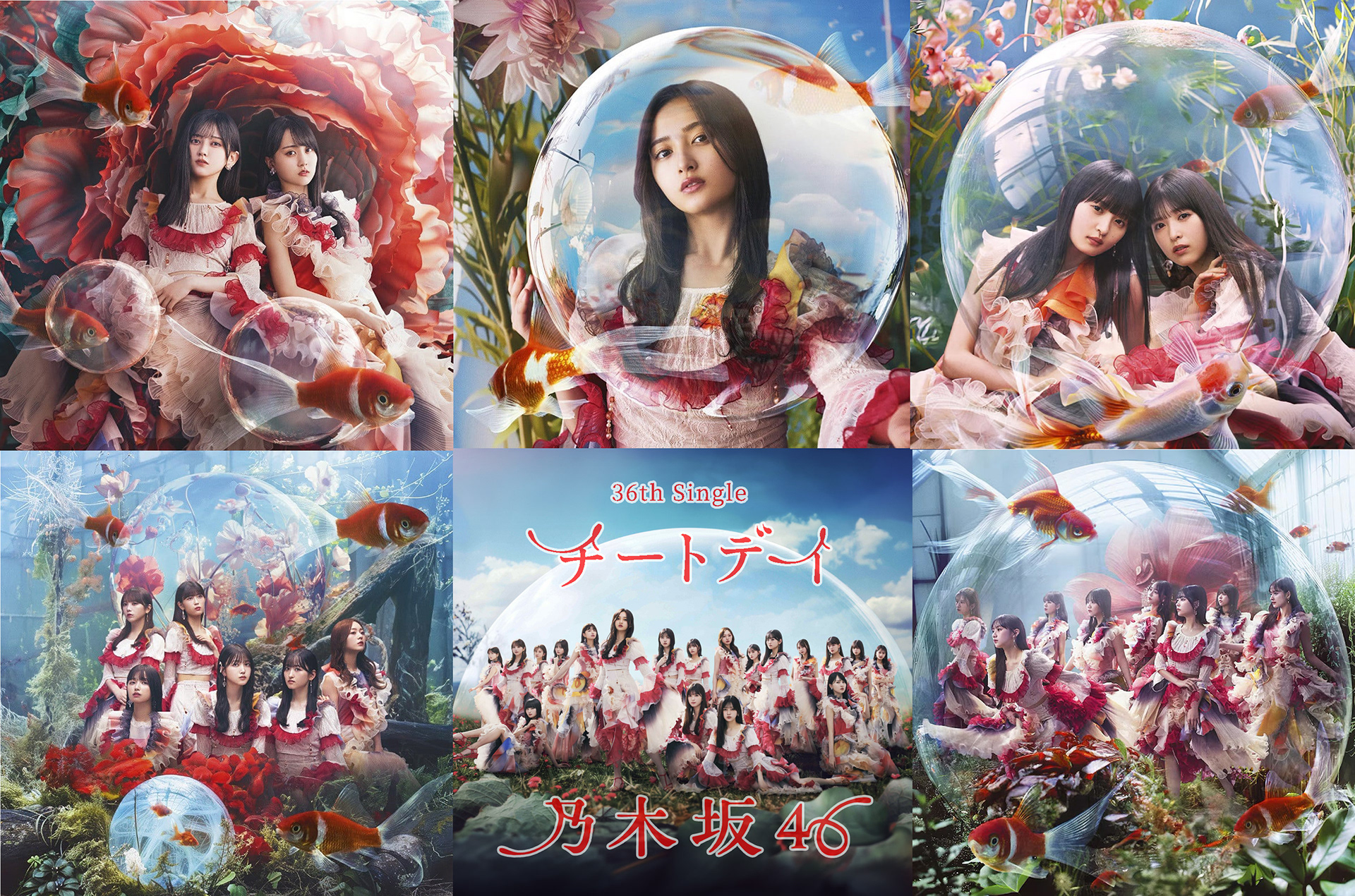 乃木坂46 36thシングル チートデイ ジャケット Type-A~D,通常版