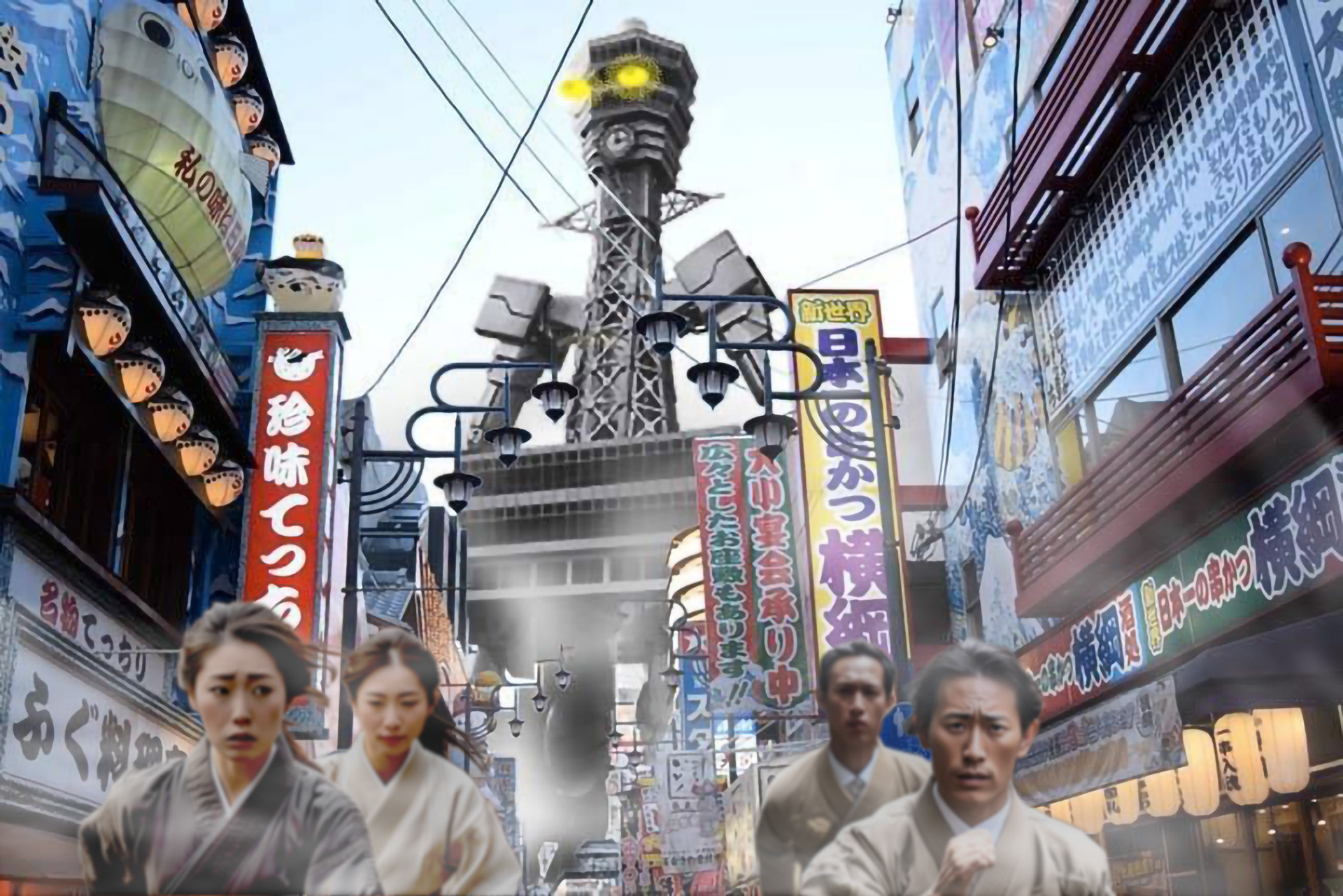 通天閣ロボ 起動!