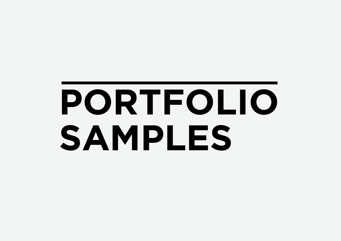 PORTFOLIO SAMPLES. Aga Grandowicz | agrand design and marketing.