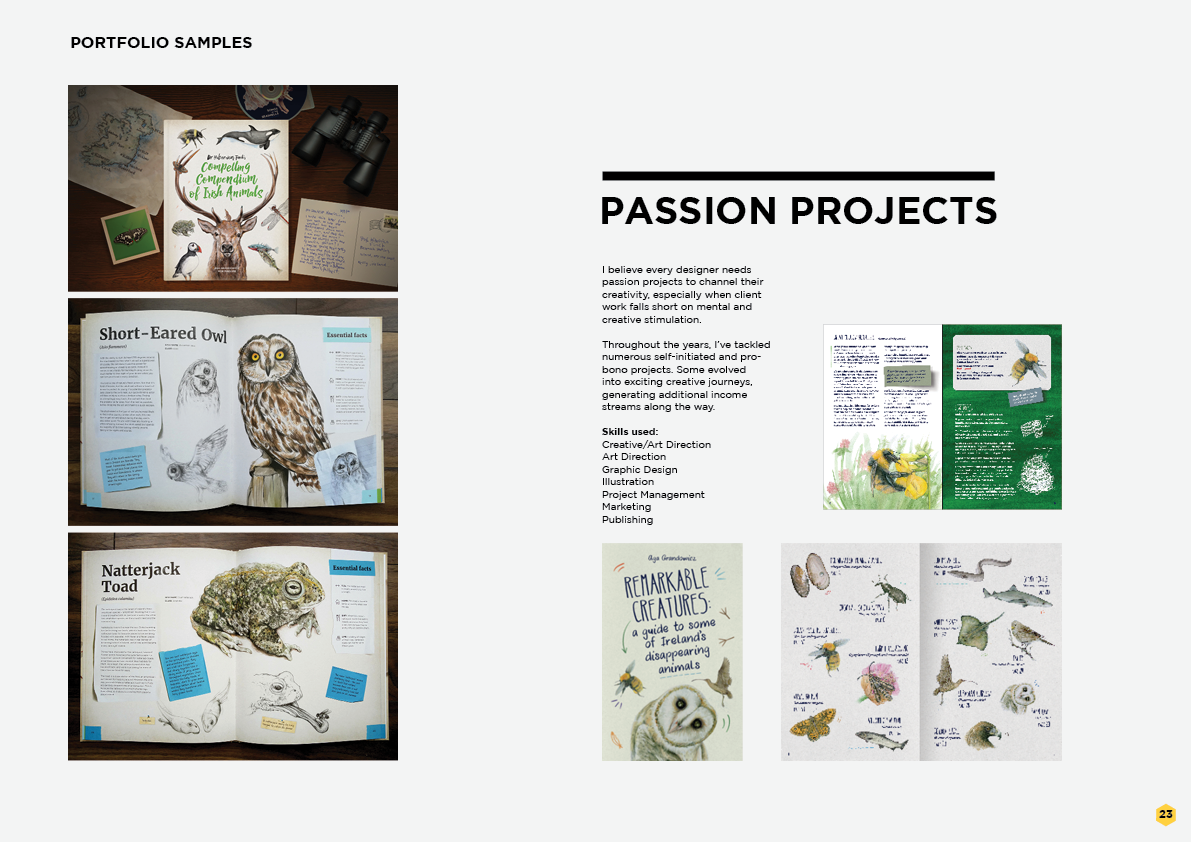 PASSION PROJECTS 1. Aga Grandowicz | agrand design and marketing.