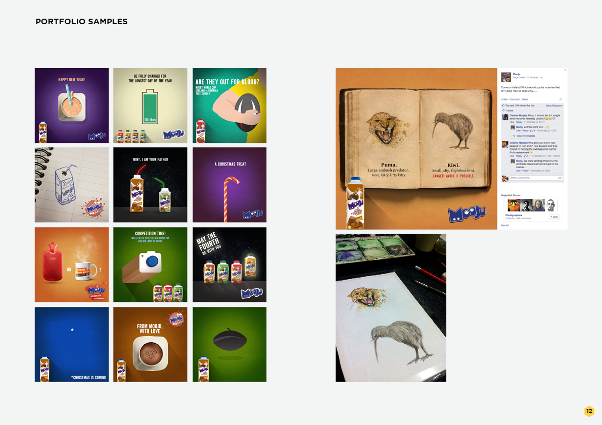 SOCIAL MEDIA POSTS FOR MOOJU. Aga Grandowicz | agrand design and marketing.
