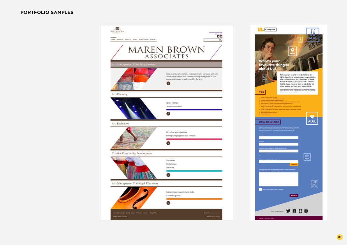 WEBSITES design 2. Aga Grandowicz | agrand design and marketing.
