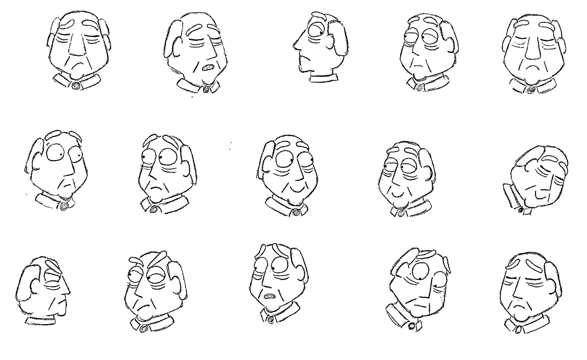 Edward Masterman (model sheet)