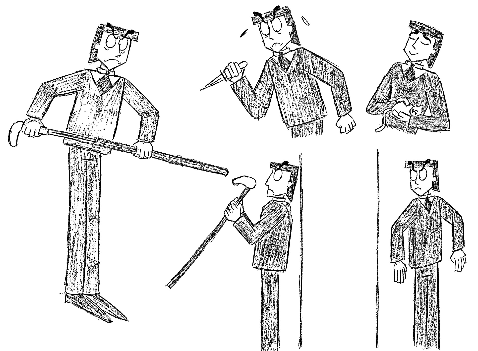 Hector McQueen (model sheet)