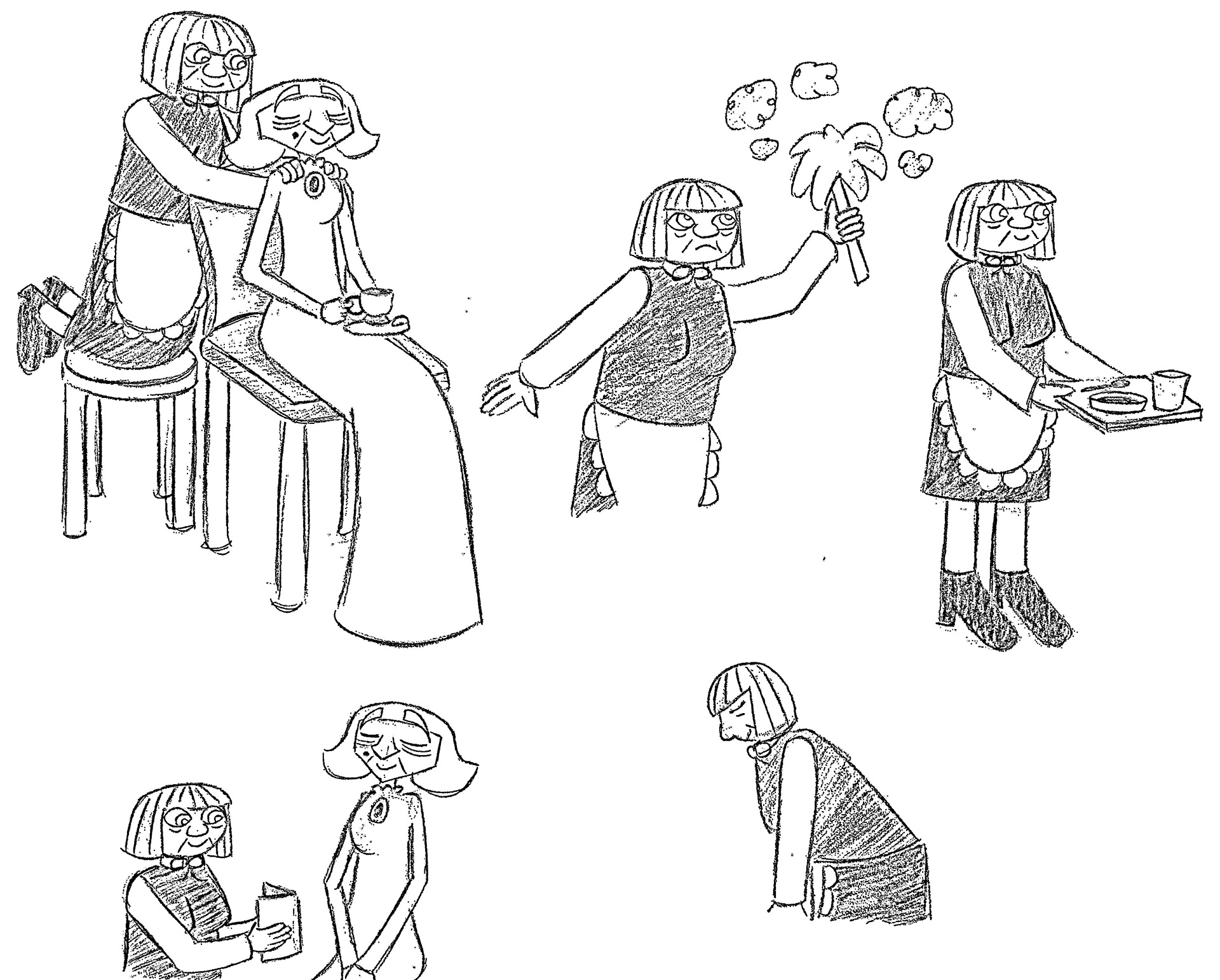 Hildegarde Schmidt (model sheet)